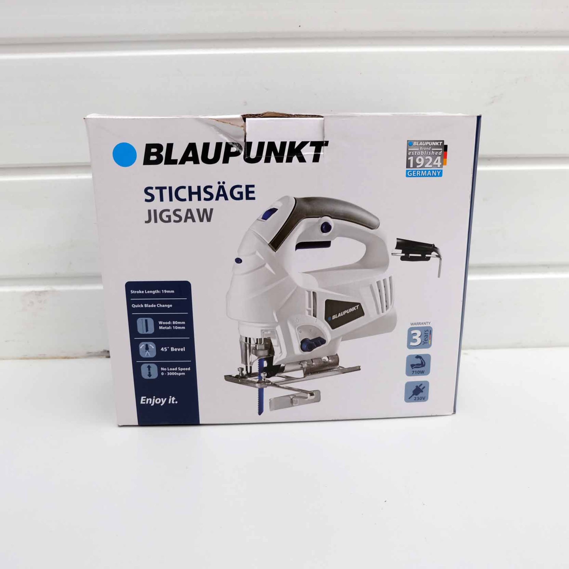 Blaupunkt STITAGE Jigsaw. Model JZ3000. 710W. 0-3000rpm. Stroke Length 19mm. - Image 6 of 9