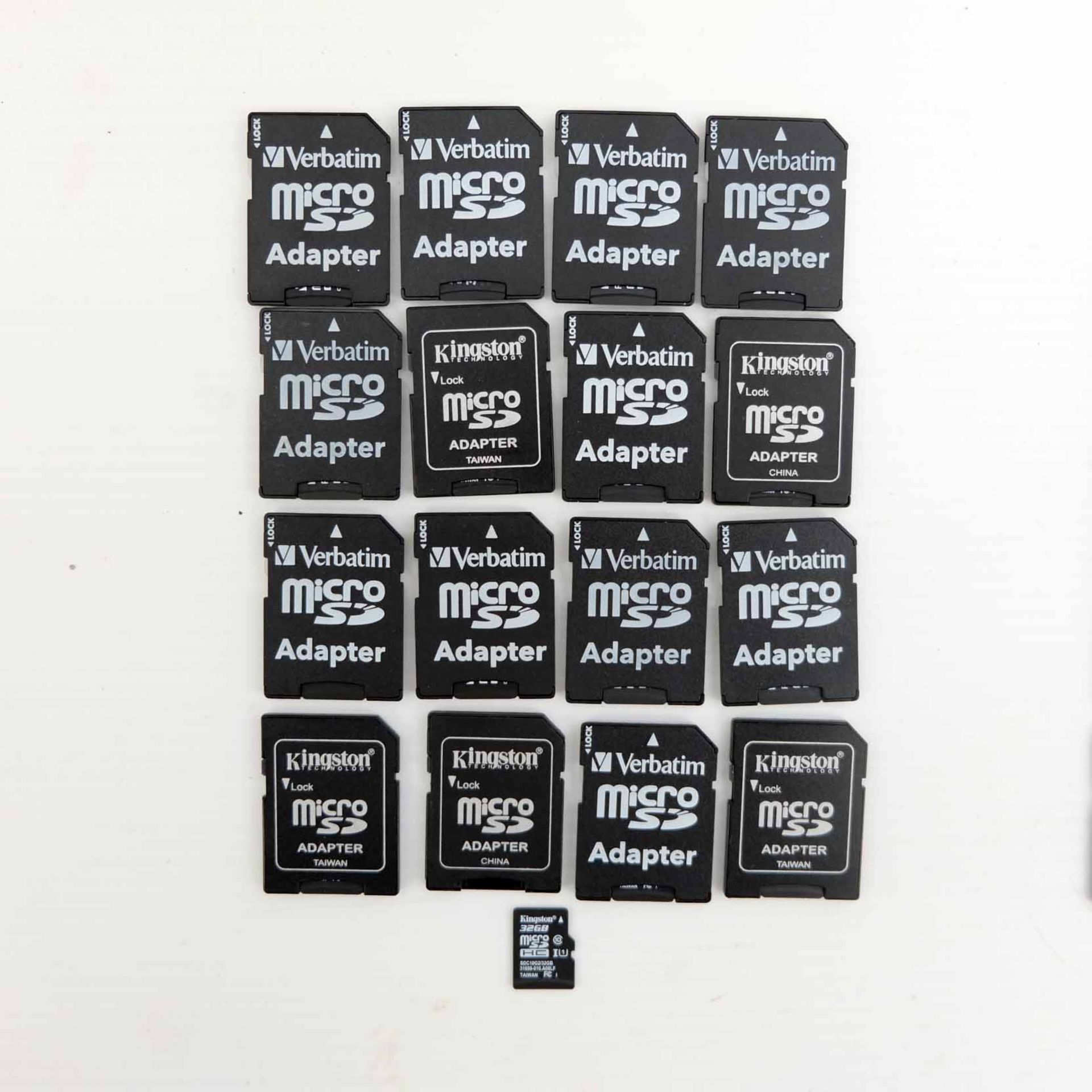 Selection of SD Memory Cards, Micro SD Memory Cards & Adaptors. 32 In Total. All 32GB. Various Brand - Image 2 of 5