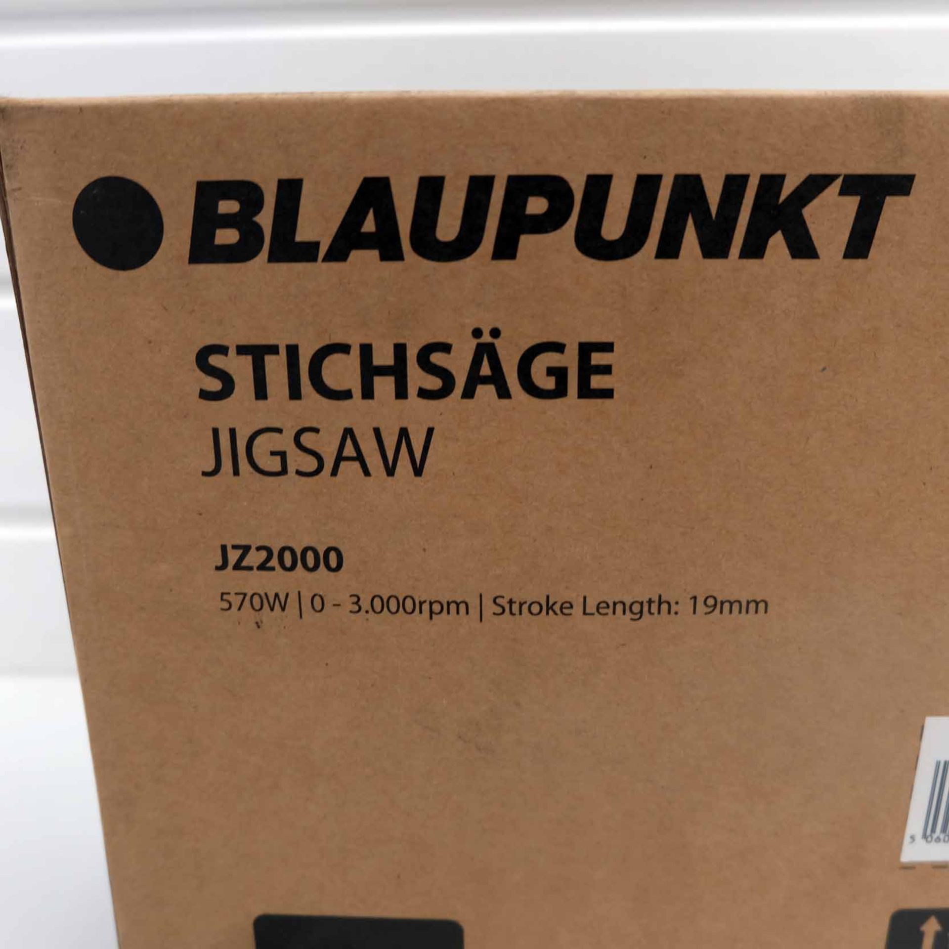 Blaupunkt STITAGE Jigsaw. Model JZ2000. 570W. 0-3000rpm. Stroke Length 19mm. - Image 7 of 9