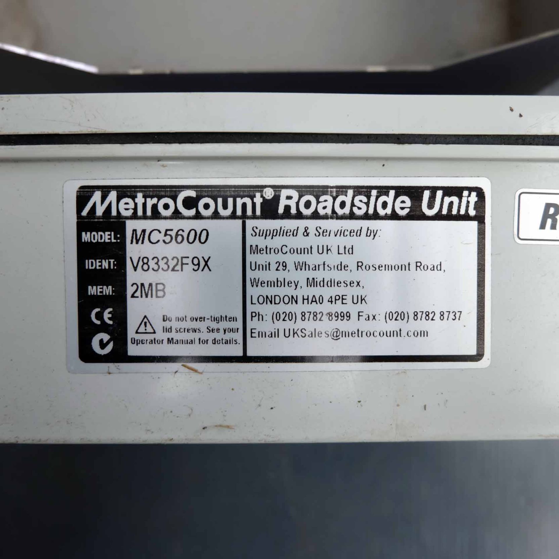Metro Count Model MC5600 Vehicle Classifier System. With 4 x Tubes. - Image 5 of 6