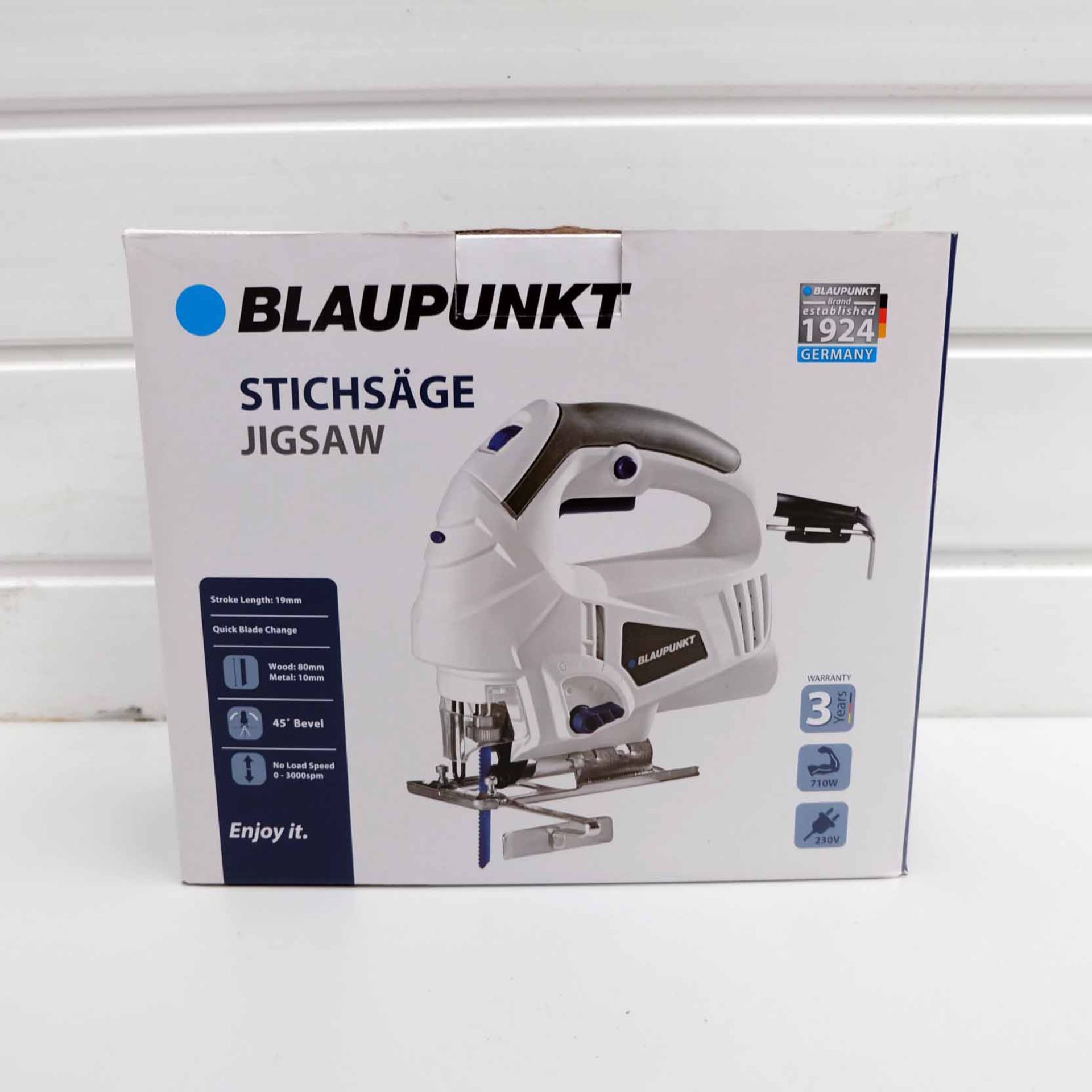 Blaupunkt STITAGE Jigsaw. Model JZ3000. 710W. 0-3000rpm. Stroke Length 19mm. - Image 6 of 9