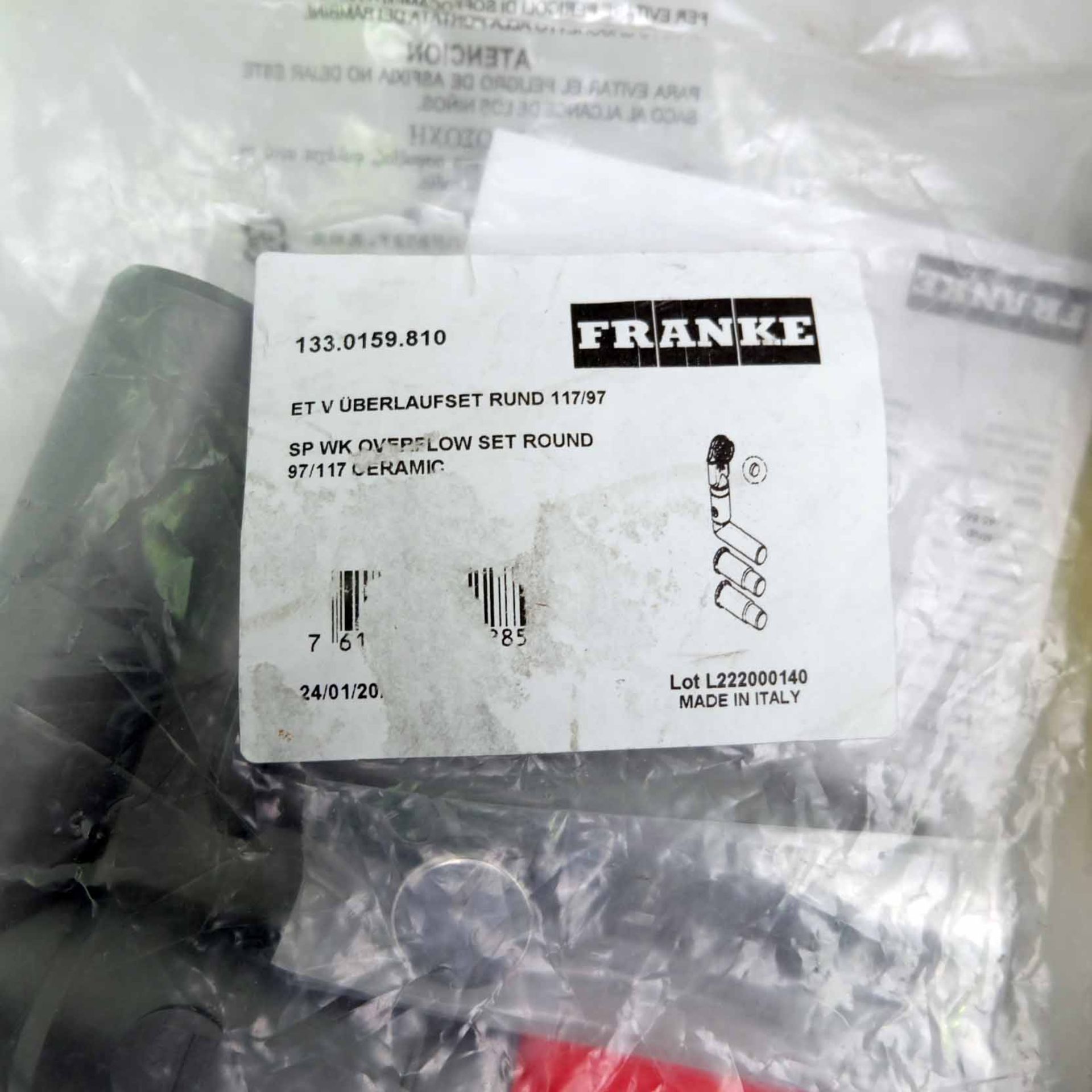 FRANKE + Swiss Made Collection Stainless Steel Sink. External Size 735mm W x 440mm D x 215mm H. Inte - Bild 9 aus 17
