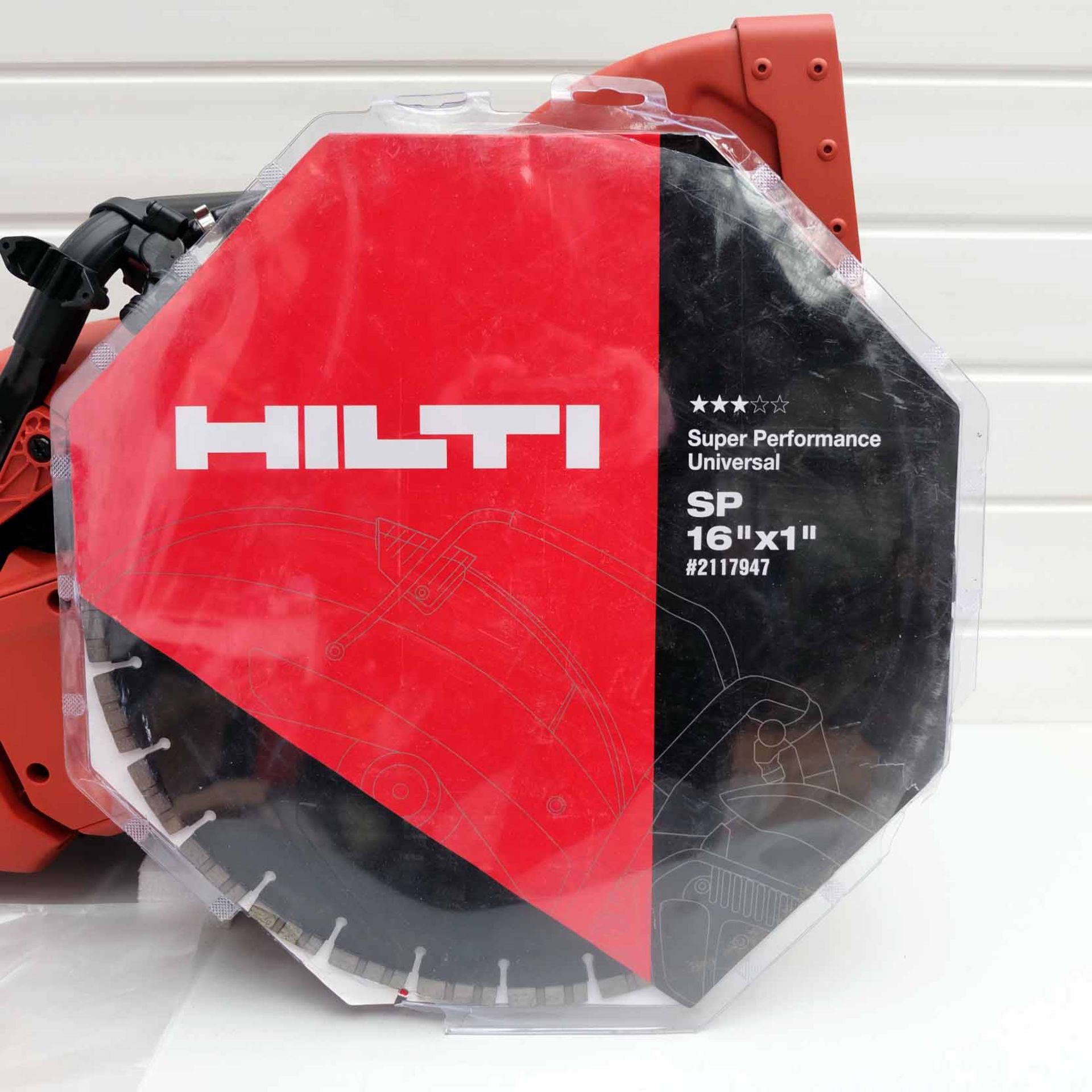 Hilti Hand Held Gas Saw. Model DSH 900-X 16". Complete With SP-16"x1" Blade. Easy Start Auto-Choke S - Image 16 of 25