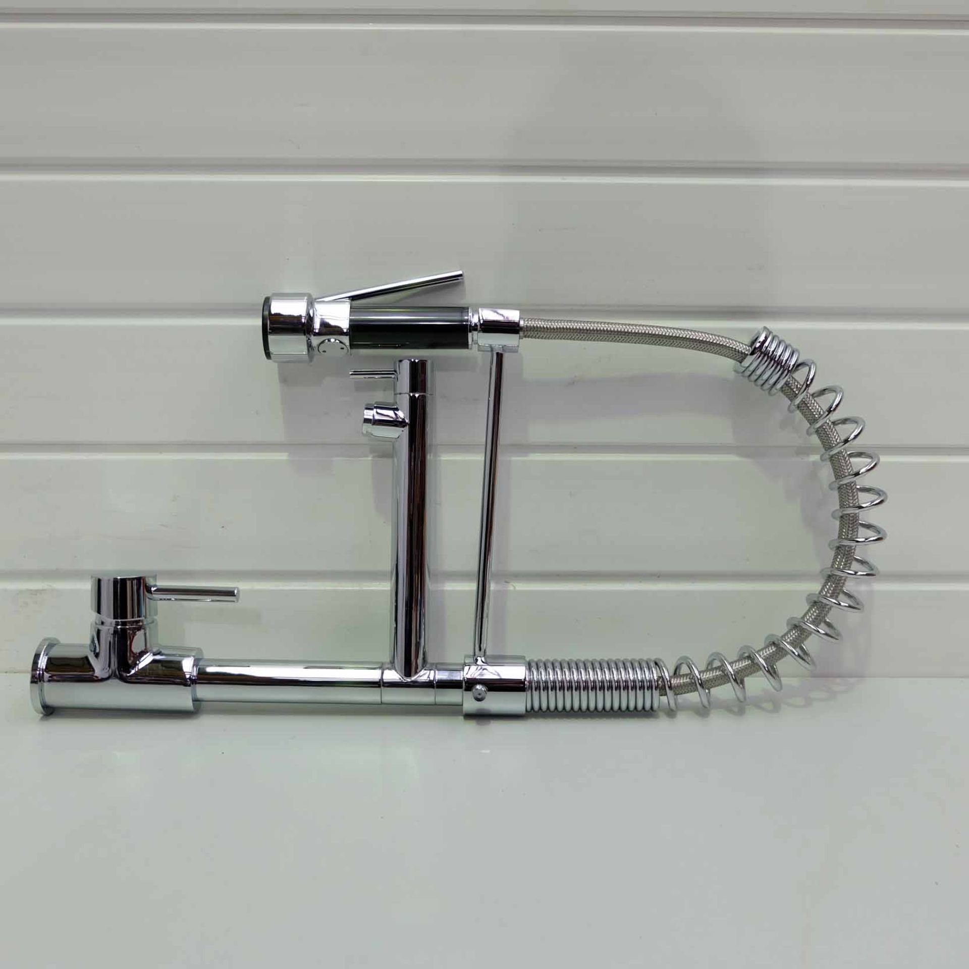 Chrome Tall Side Kitchen Tap Rinser & Pan Fill. Model KC311T. - Image 5 of 13