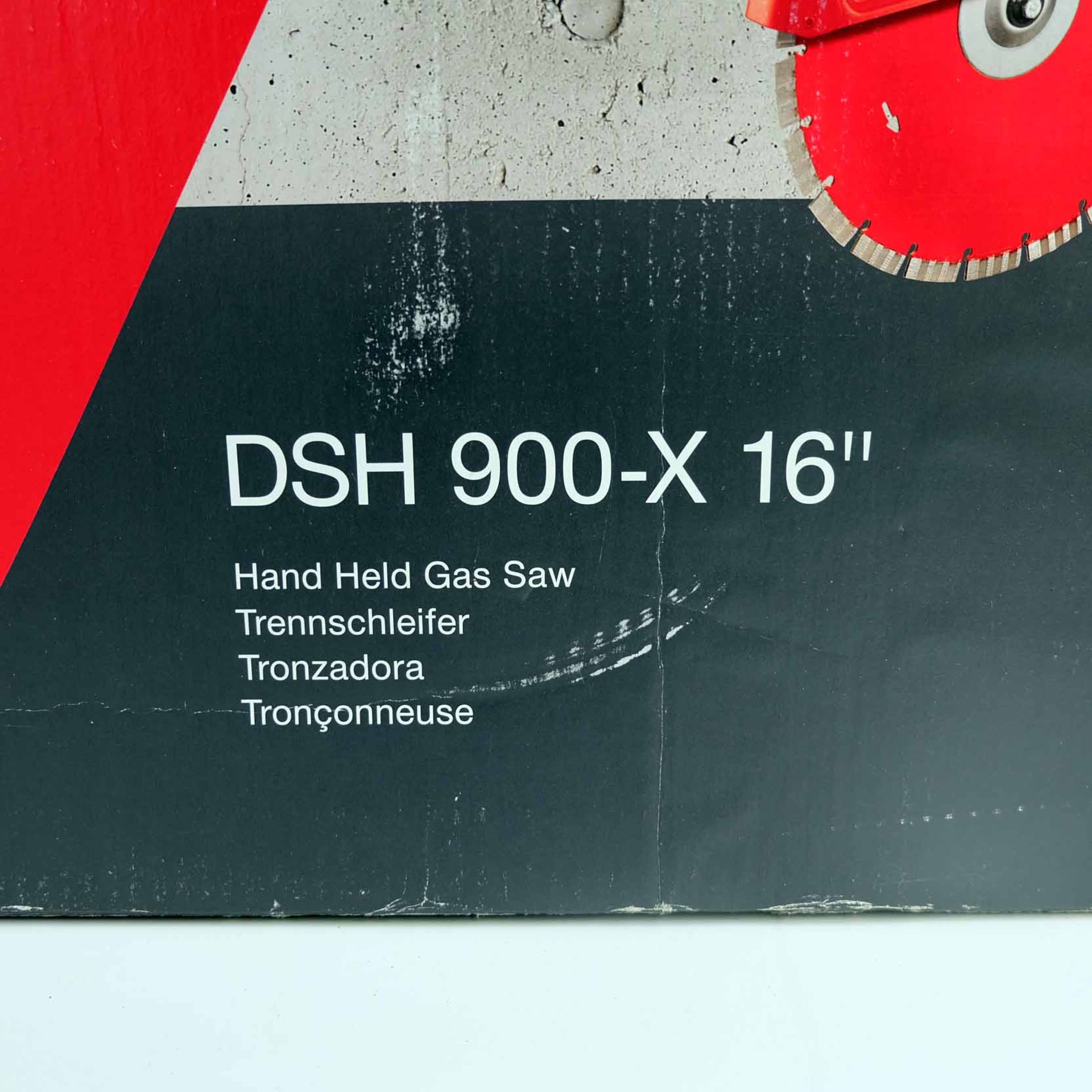 Hilti Hand Held Gas Saw. Model DSH 900-X 16". Complete With SP-16"x1" Blade. Easy Start Auto-Choke S - Image 20 of 22