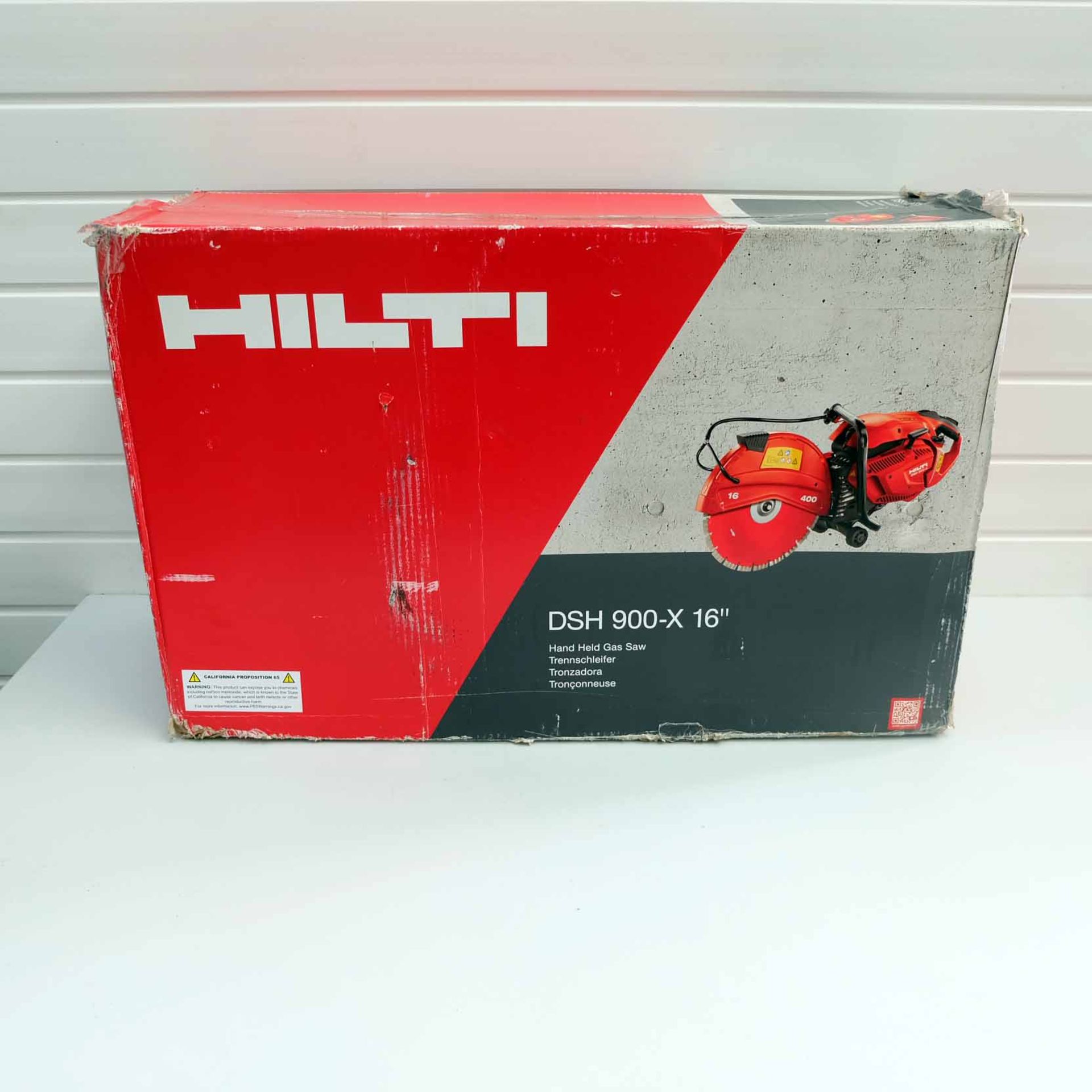 Hilti Hand Held Gas Saw. Model DSH 900-X 16". Complete With SP-16"x1" Blade. Easy Start Auto-Choke S - Image 25 of 25