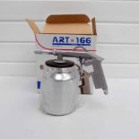 SIP Art 166 GAV Proffessional Sand Blasting Gun. 1 Litre Pot Size. 1/4" BSP Inlet. Air Consumption 9