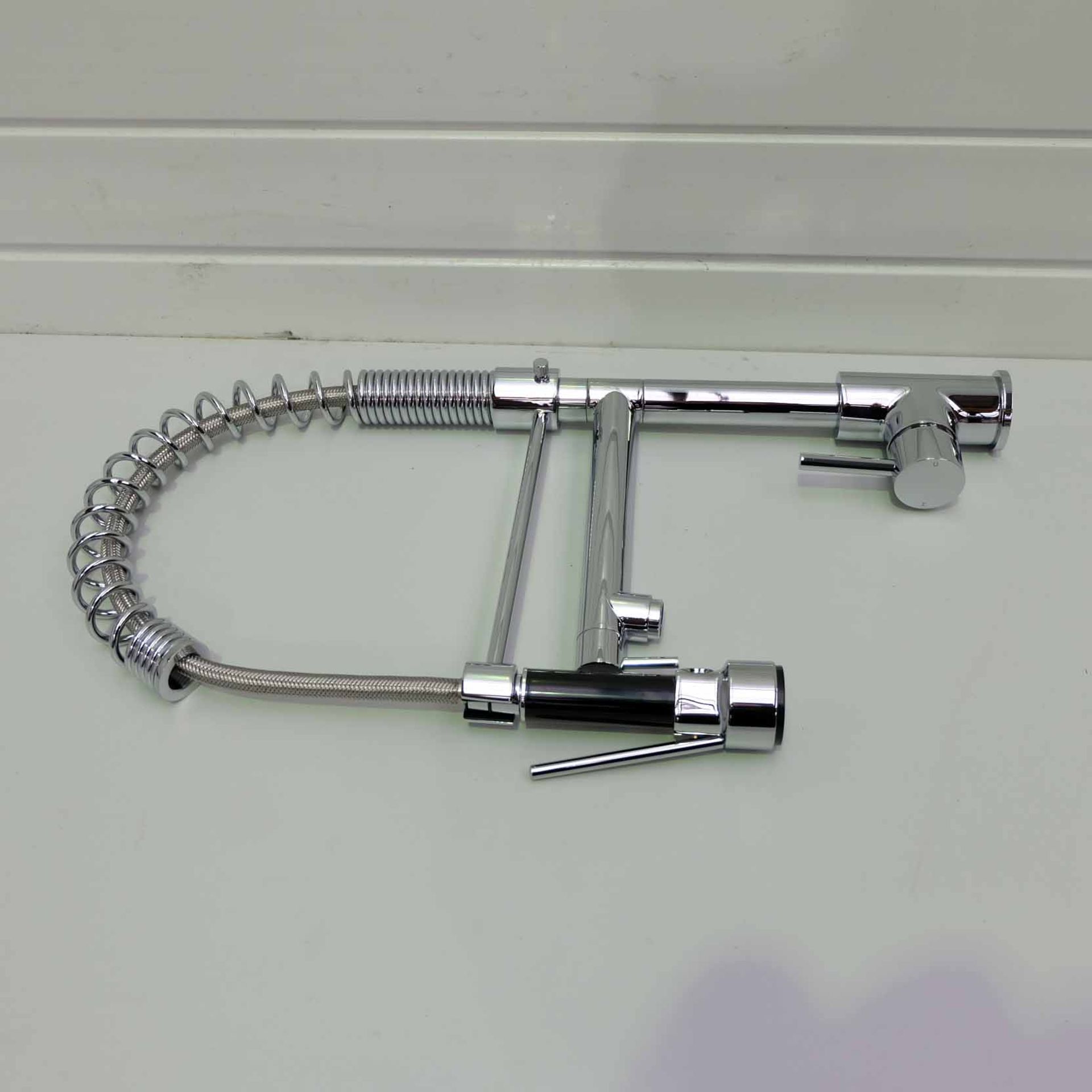 Chrome Tall Side Kitchen Tap Rinser & Pan Fill. Model KC311T. - Image 4 of 13
