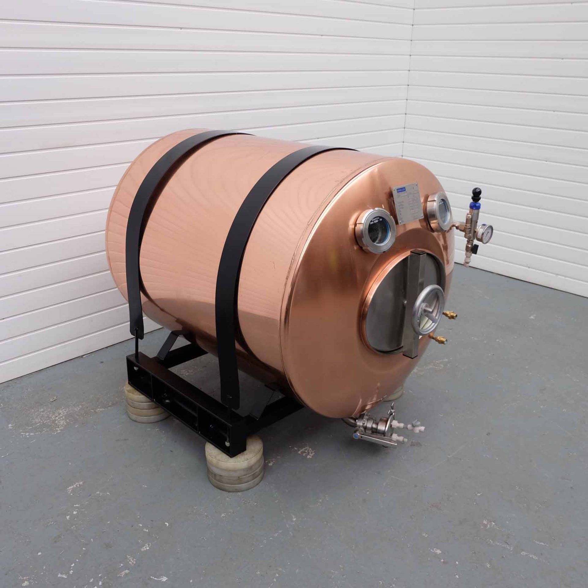 Paul Mueller Ltd. (Missouri USA) Copper Serving Beer Tank. Model 500Ltr. With Self Cooling Bag in Ta - Image 2 of 13