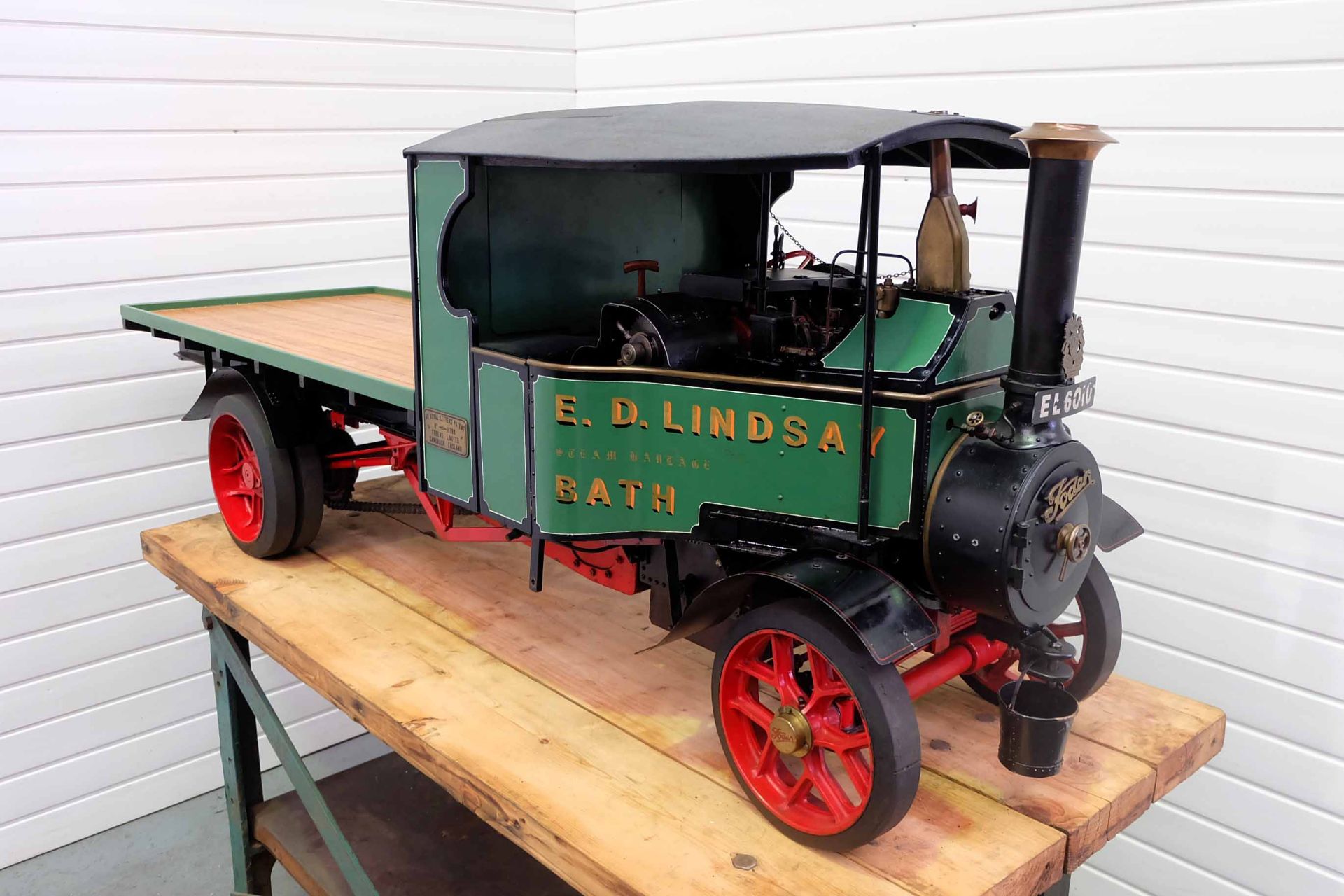 FODEN 'C' Type. 3" Scale Model of the 1922 Six-Tonner Steam Wagon from Sandbach.