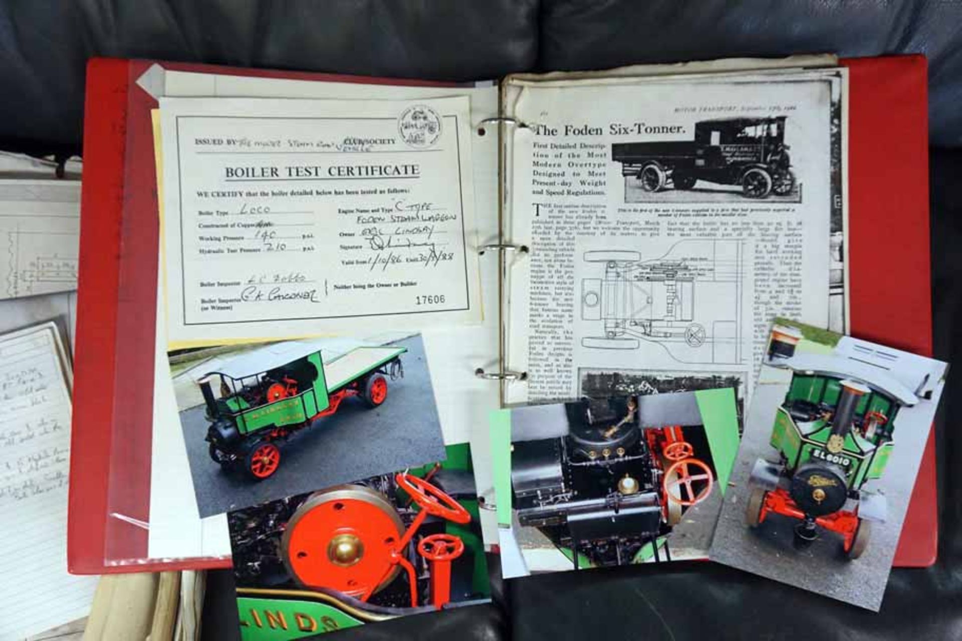 FODEN 'C' Type. 3" Scale Model of the 1922 Six-Tonner Steam Wagon from Sandbach. - Image 41 of 44