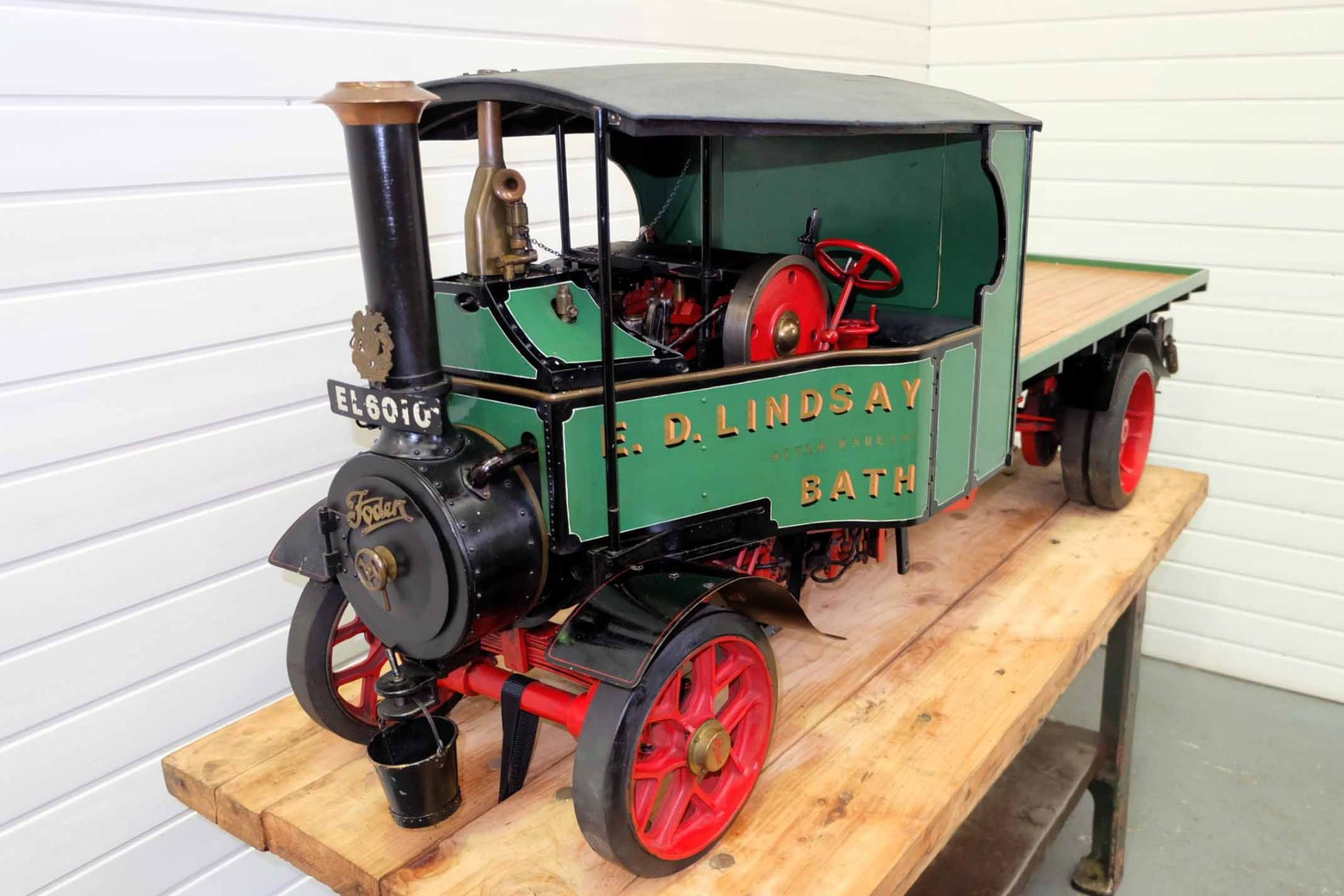 FODEN 'C' Type. 3" Scale Model of the 1922 Six-Tonner Steam Wagon from Sandbach. - Image 4 of 44