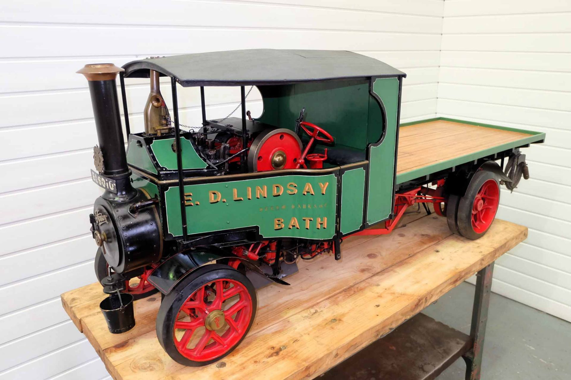 FODEN 'C' Type. 3" Scale Model of the 1922 Six-Tonner Steam Wagon from Sandbach. - Image 3 of 44