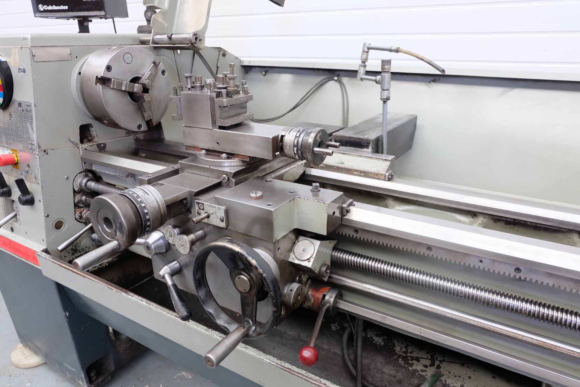 Colchester Triumph 2000 Gap Bed Centre Lathe. Admits Between Centres 50". Swing Over Bed 15 1/4". Sw - Bild 7 aus 10
