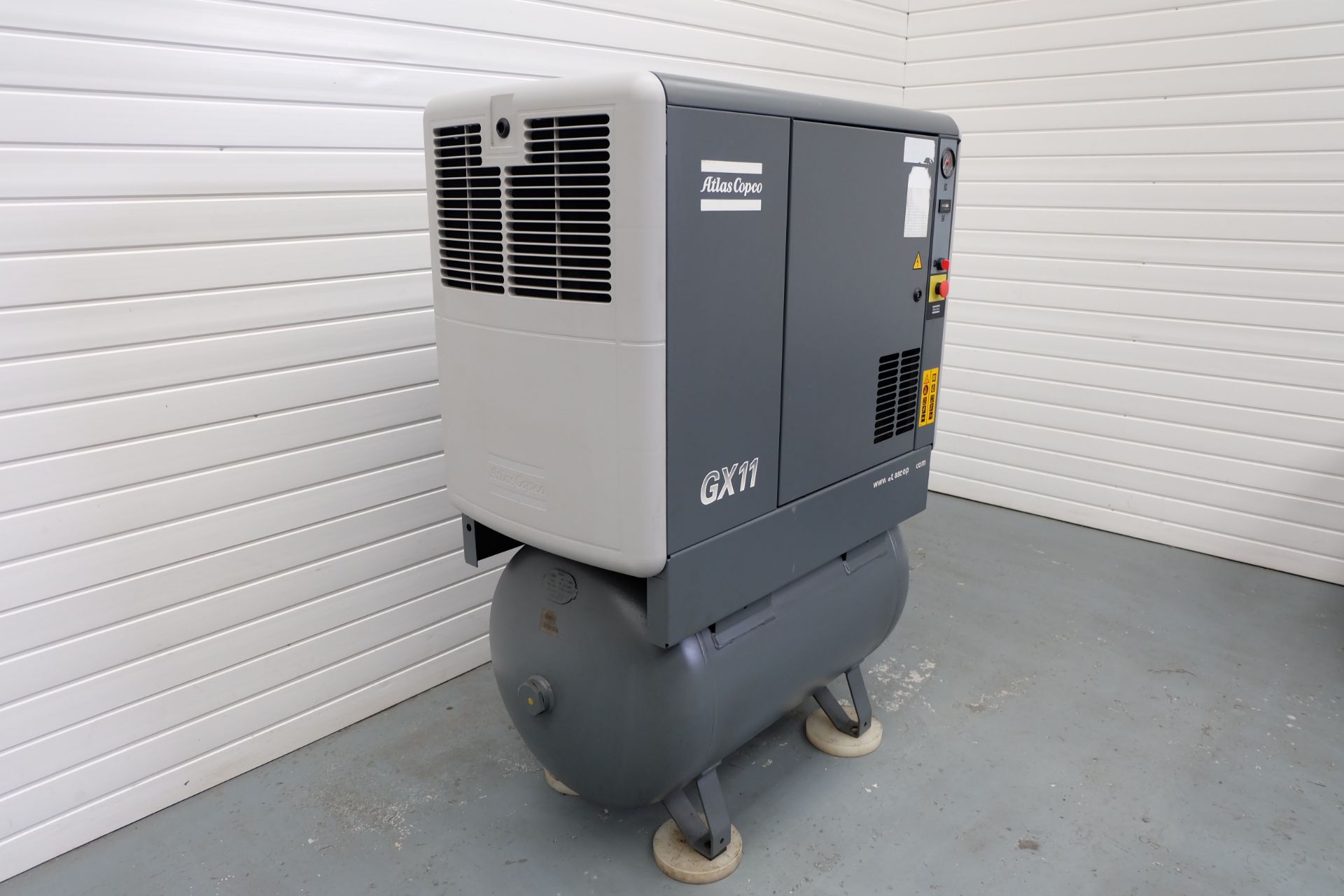 Atlas Copco GX II 15HP Rotary Screw Air Compressor. Max Working Pressure 10 Bar. Free Air Delivery 2 - Bild 2 aus 8