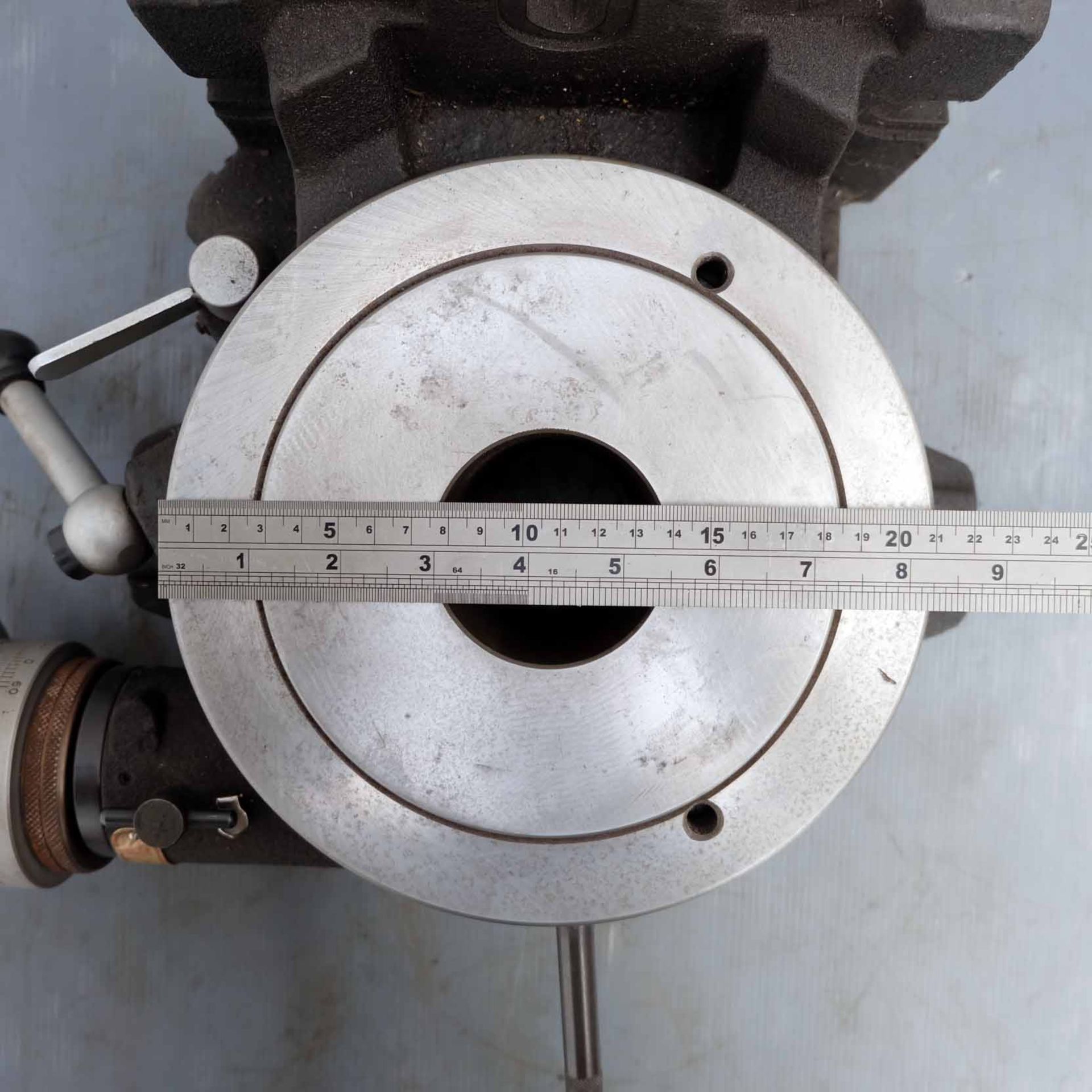 Vertex Horizonal / Vertical Rotary Table. 215mm Diameter. Spigot Diameter 160mm Approx. - Image 5 of 6
