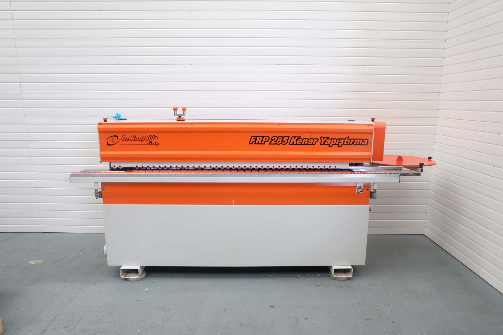 FRP 285 Kenar Yapistirma Edge banding Machine. Feed Speed 14m/min. Edge Max Thickness 3mm. Glue Heat - Image 16 of 16