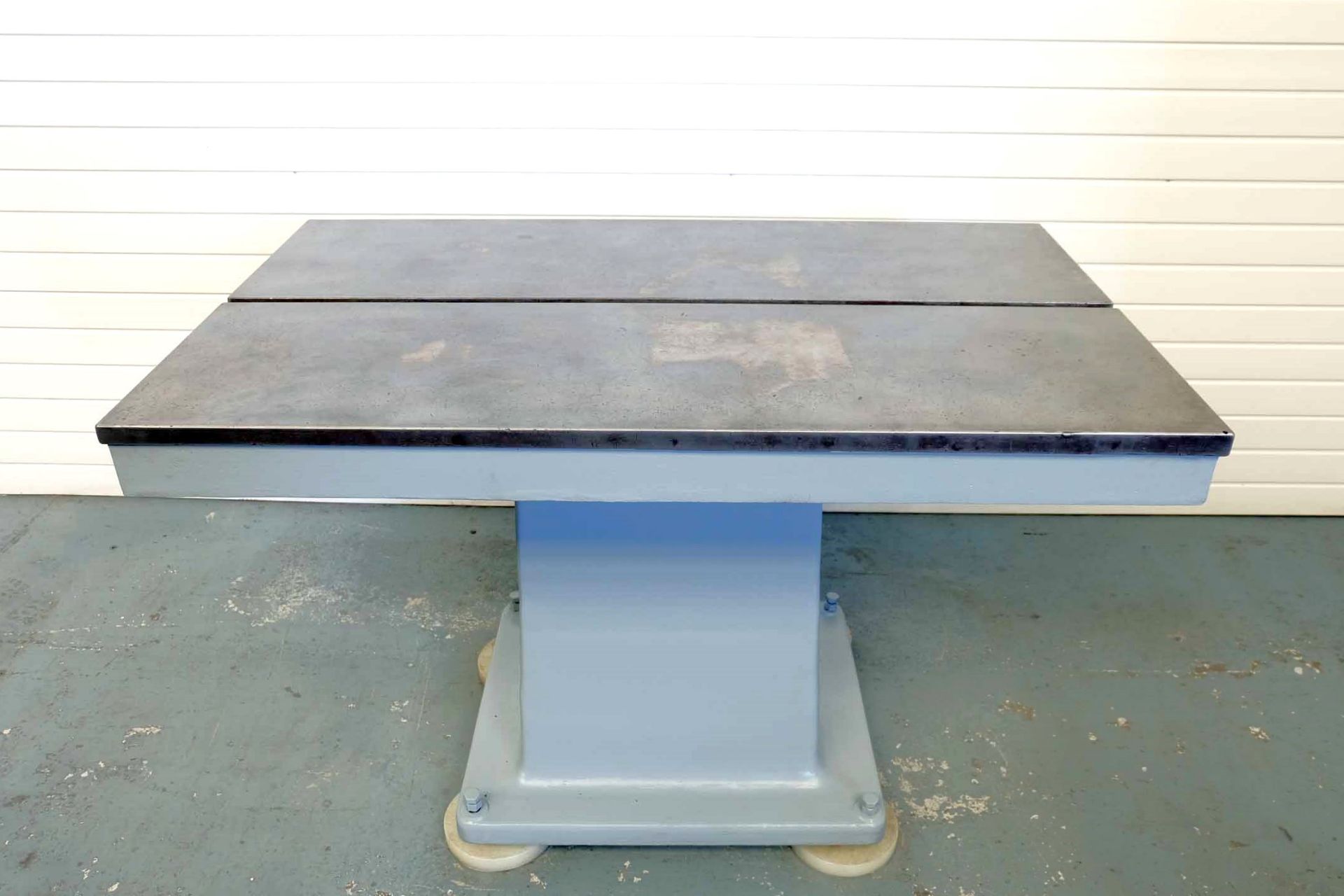 Cast Iron Surface Table With Tee Slot . Size: 54" x 32". Surface Height: 34". - Image 2 of 6