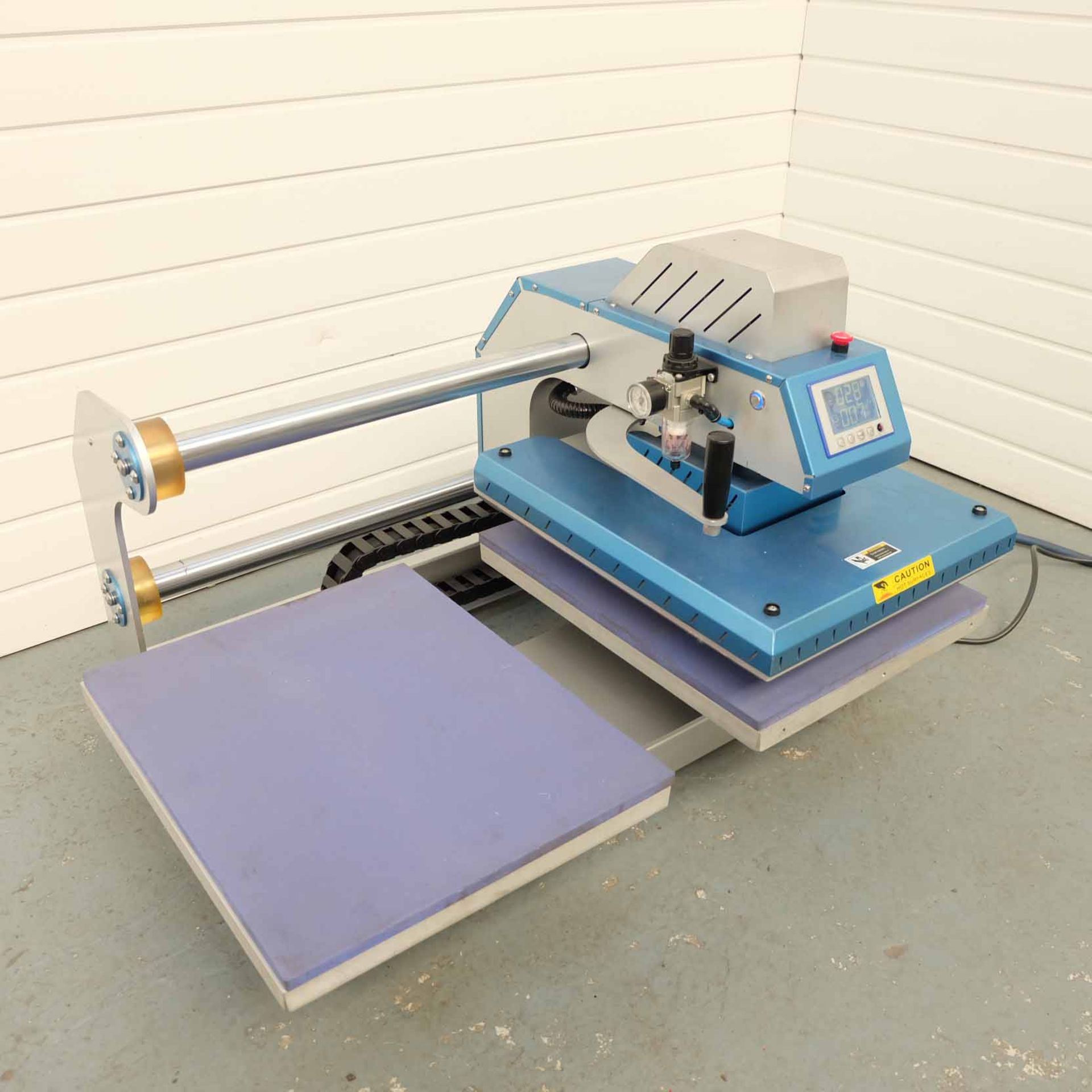 SYE Model HSQ Hot Foil Sublimation Machine / Heat Press. 2 x Heating Plates. Plate Size 400mm x 500m - Image 4 of 10
