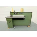 Kuper FW Veneer Splicing Machine. Veneer Thickness: 0.4mm - 2mm. Please Note: Slight Damage To Switc