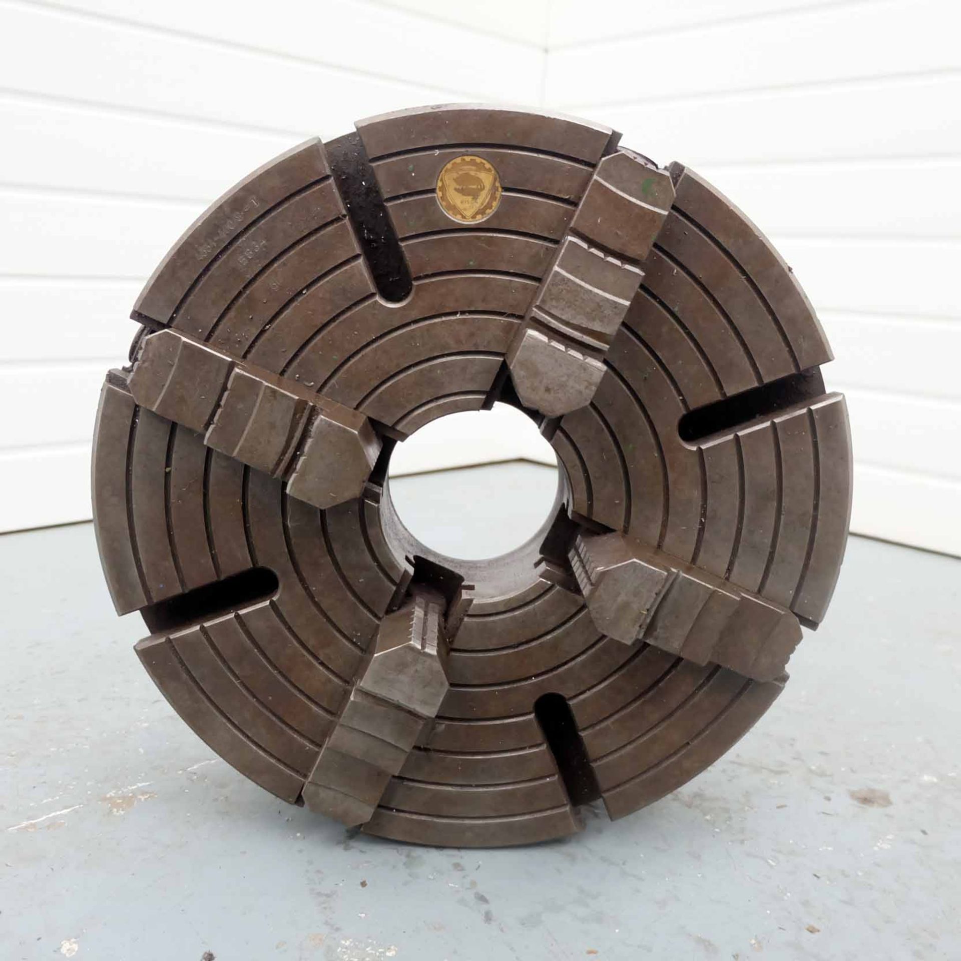 Bison 400mm Diameter Independent Four Jaw Chuck. Fitting 4 Bolts 170mm PCD. Spindle Bore 100mm.