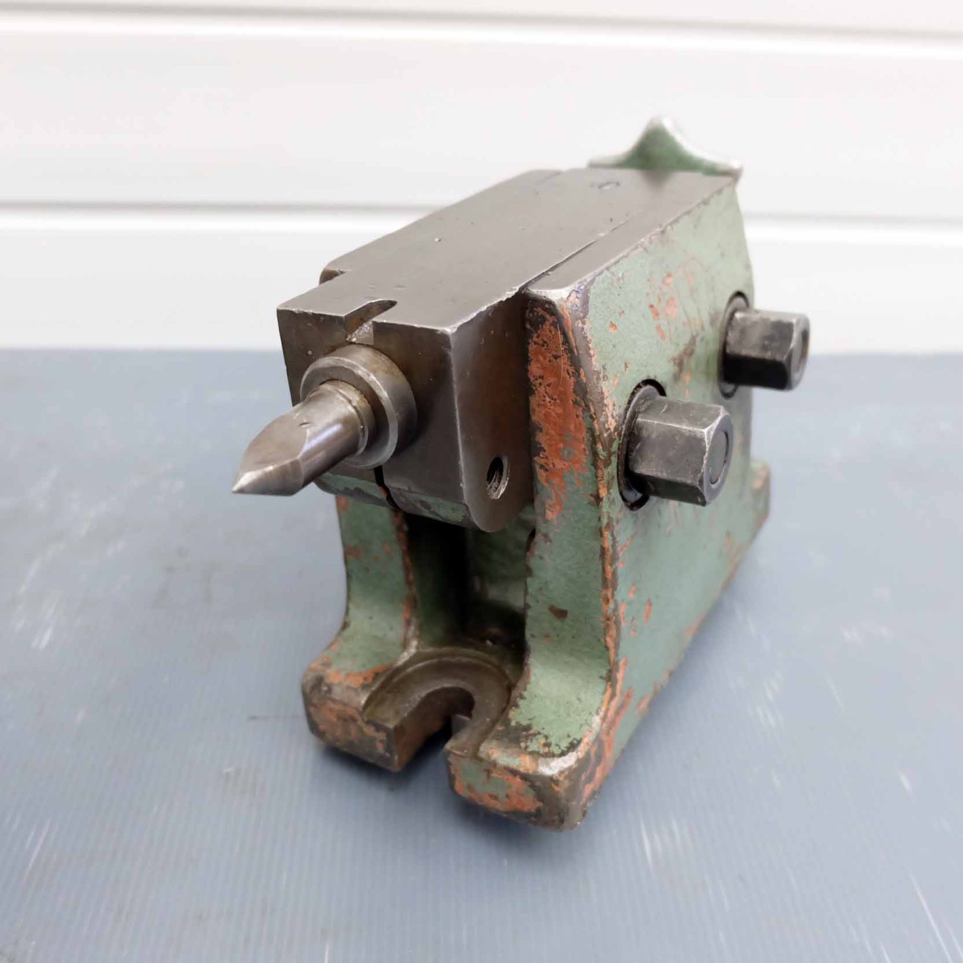Vertical / Horizontal Indexing Workhead. With 6" 3 Jaw Chuck. Tailstock. - Image 7 of 11