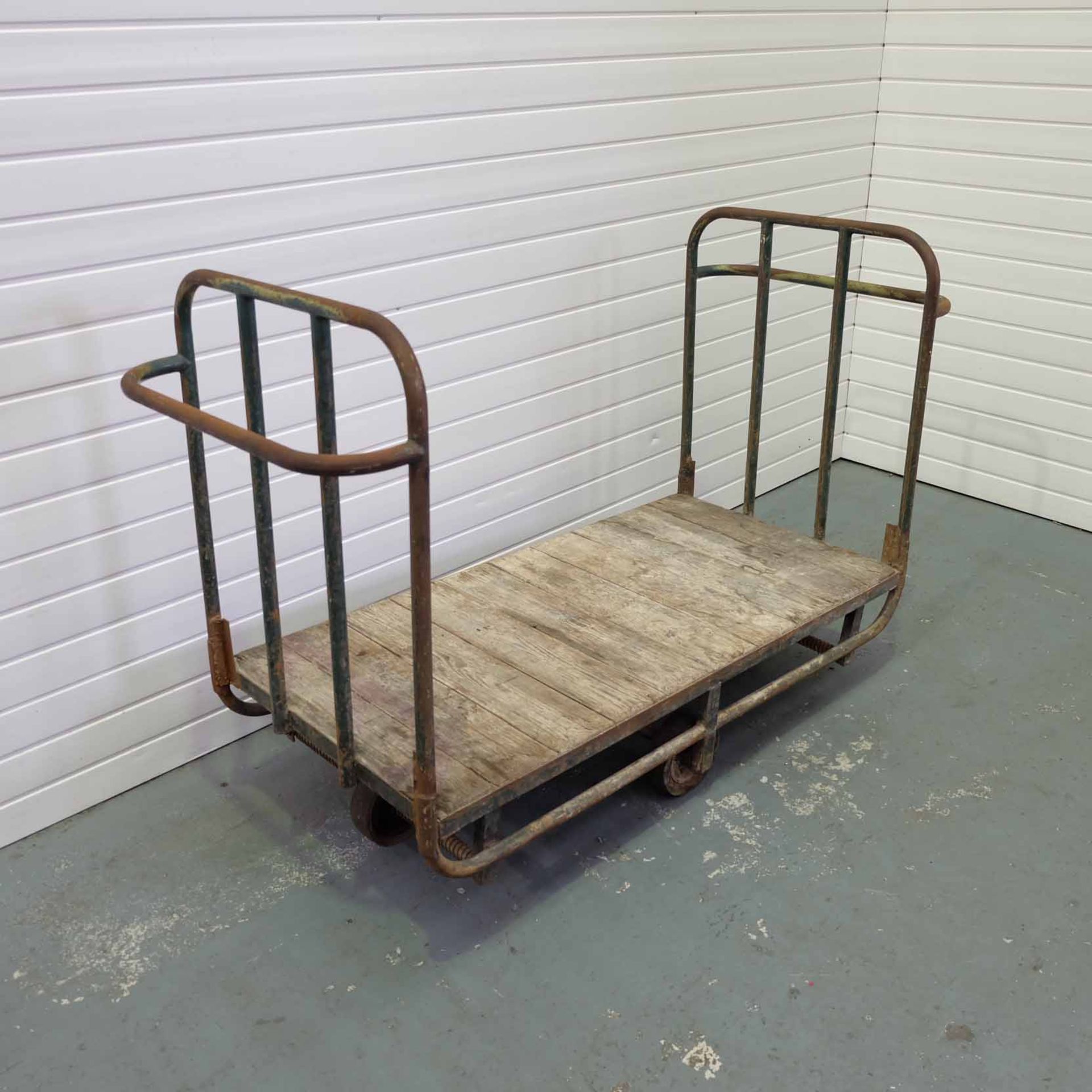 Vintage Luggage Trolley. Size 54" x 27" x 41 1/2". - Image 2 of 4
