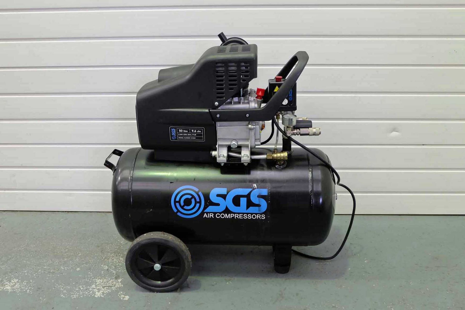 SGS Compressor Model SC50H. Capacity 50 Litre. Single Phase.