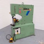 GEKA Puma 55/E - 500 55 Ton Hydraulic Punching Machine. Capacity: 40mm Dia x 10mm. Or: 20mm Dia x 20