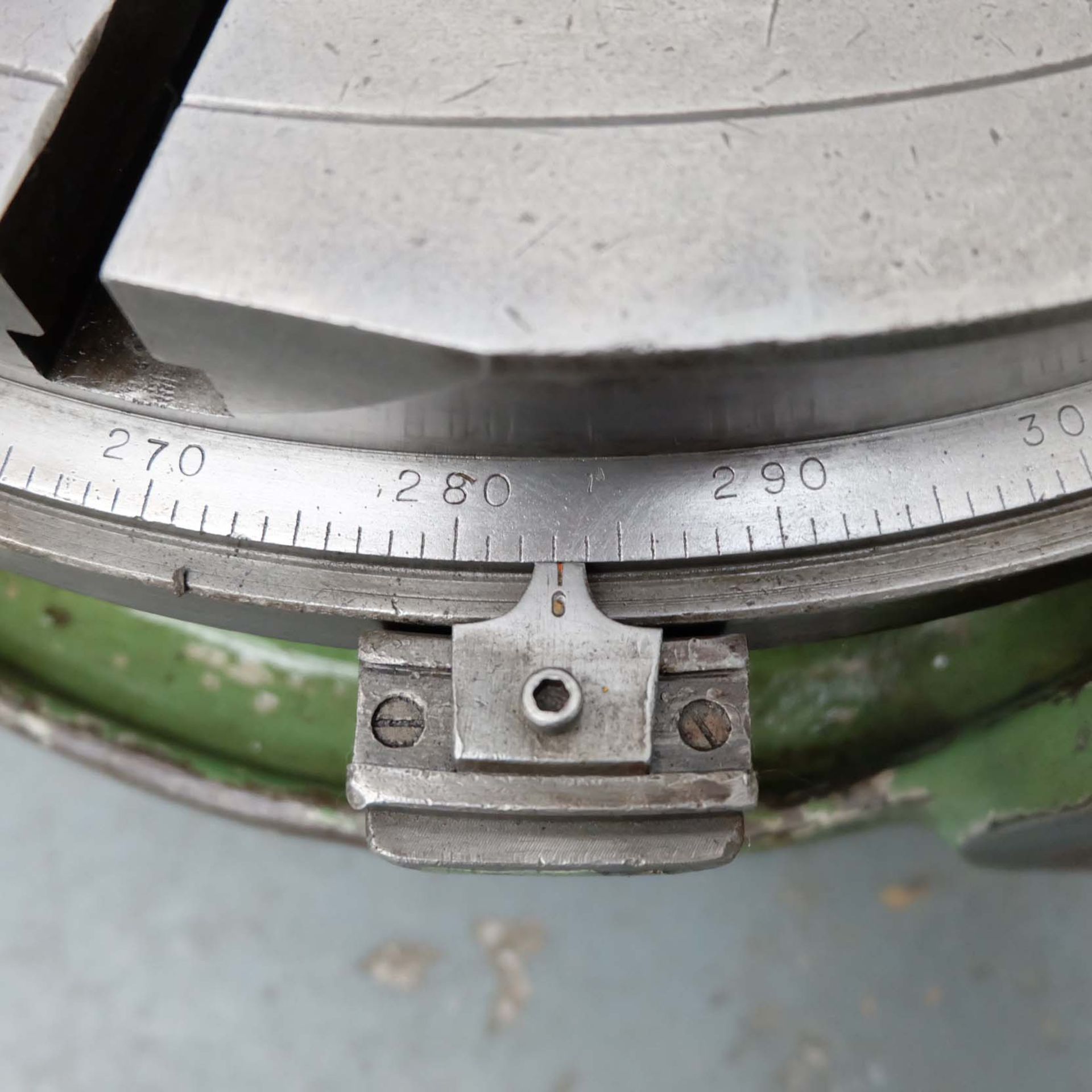 MECA 19 1/2" Rotary Table. With Extended Handwheel 14". Tee Slotted. - Image 5 of 7