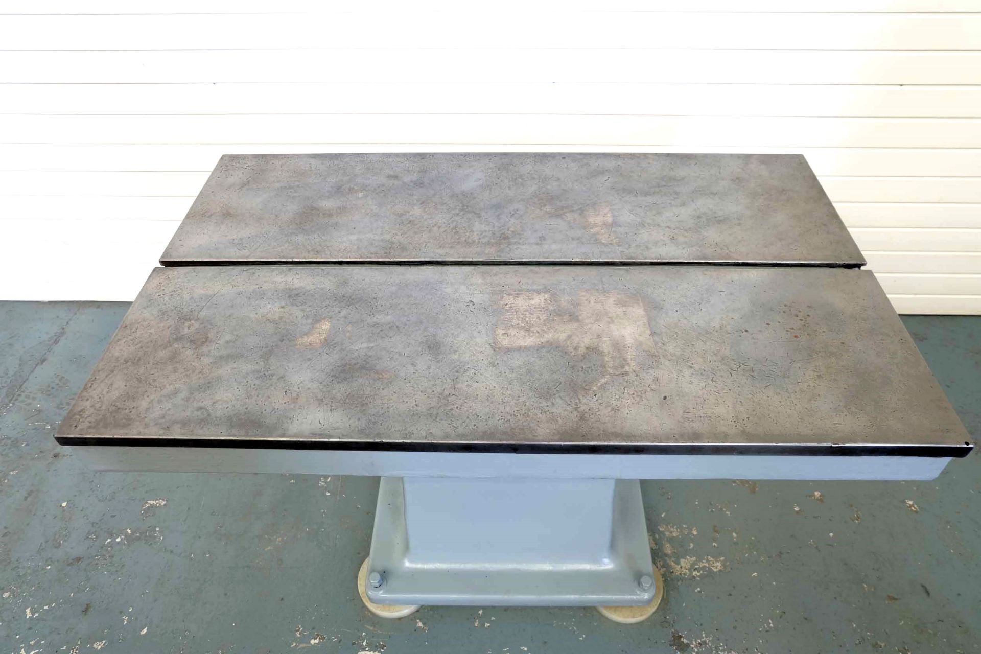 Cast Iron Surface Table With Tee Slot . Size: 54" x 32". Surface Height: 34". - Image 3 of 6