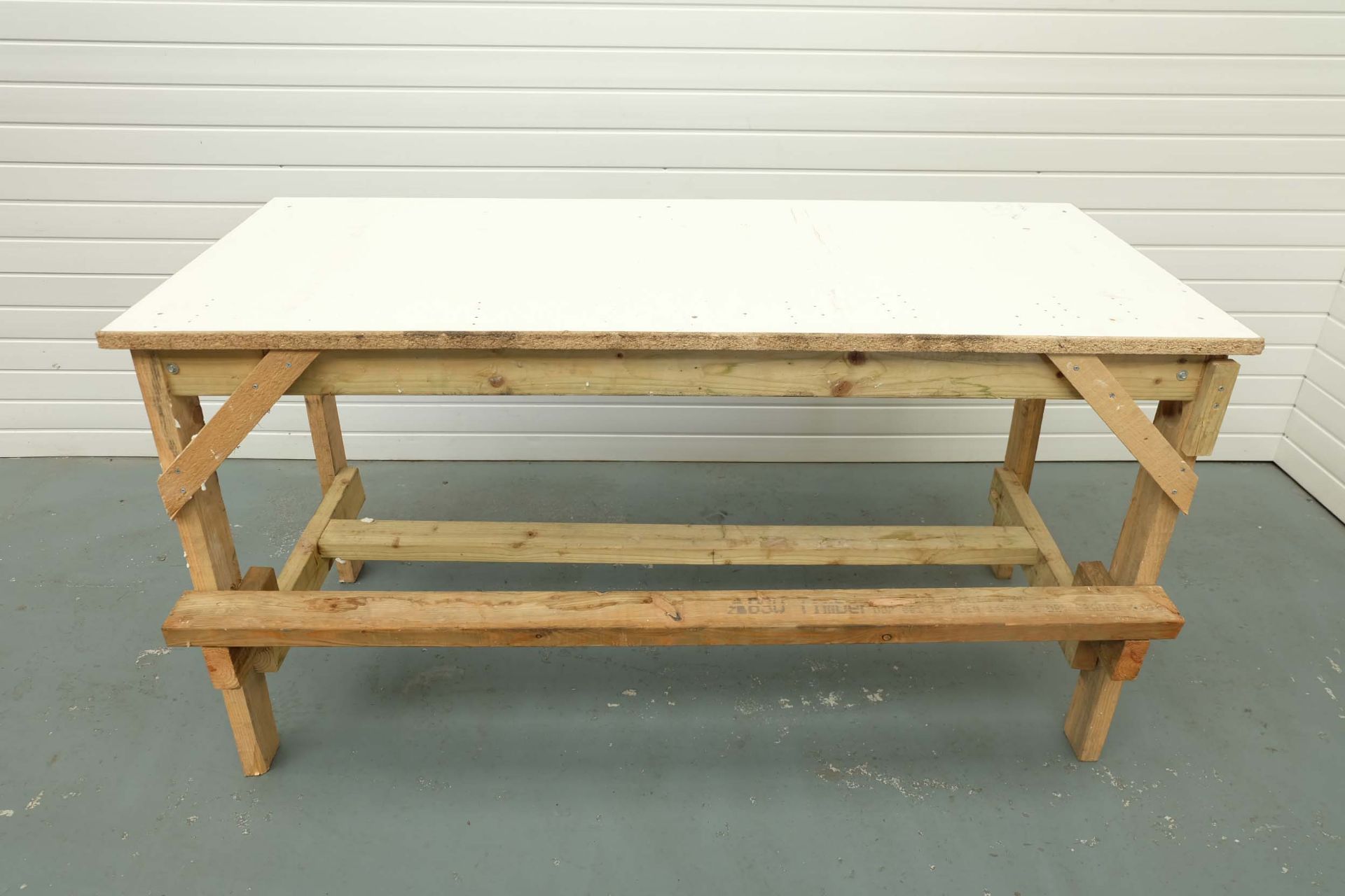 Timber Work Bench. Size 68" x 30"
