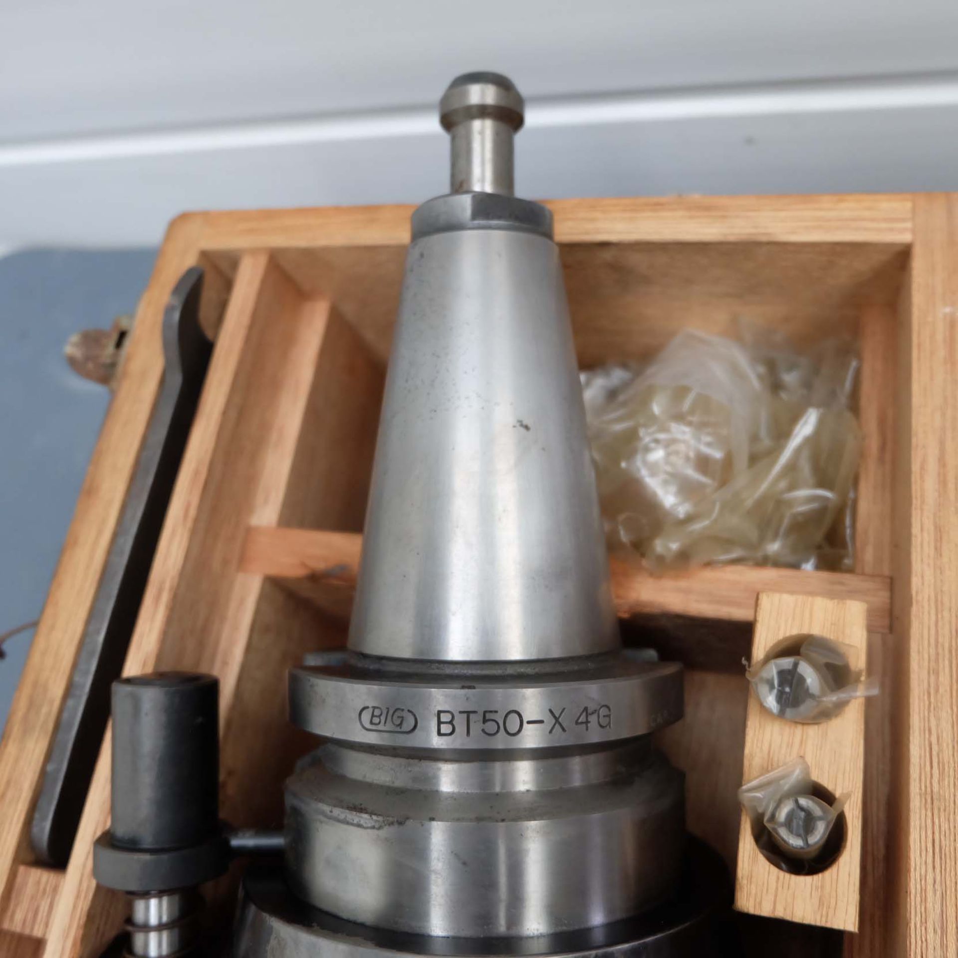 BIG High Spindle Speed Increaser - X4G By Daishower Seiki Co. Ltd With BT 50 Spindle In Wooden Box. - Image 4 of 5