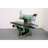 Huron KU55 Universal Mill. Table Size 64 3/8" x 26". Spindle Taper 40 ISO. Spindle Speeds 30 - 2066r