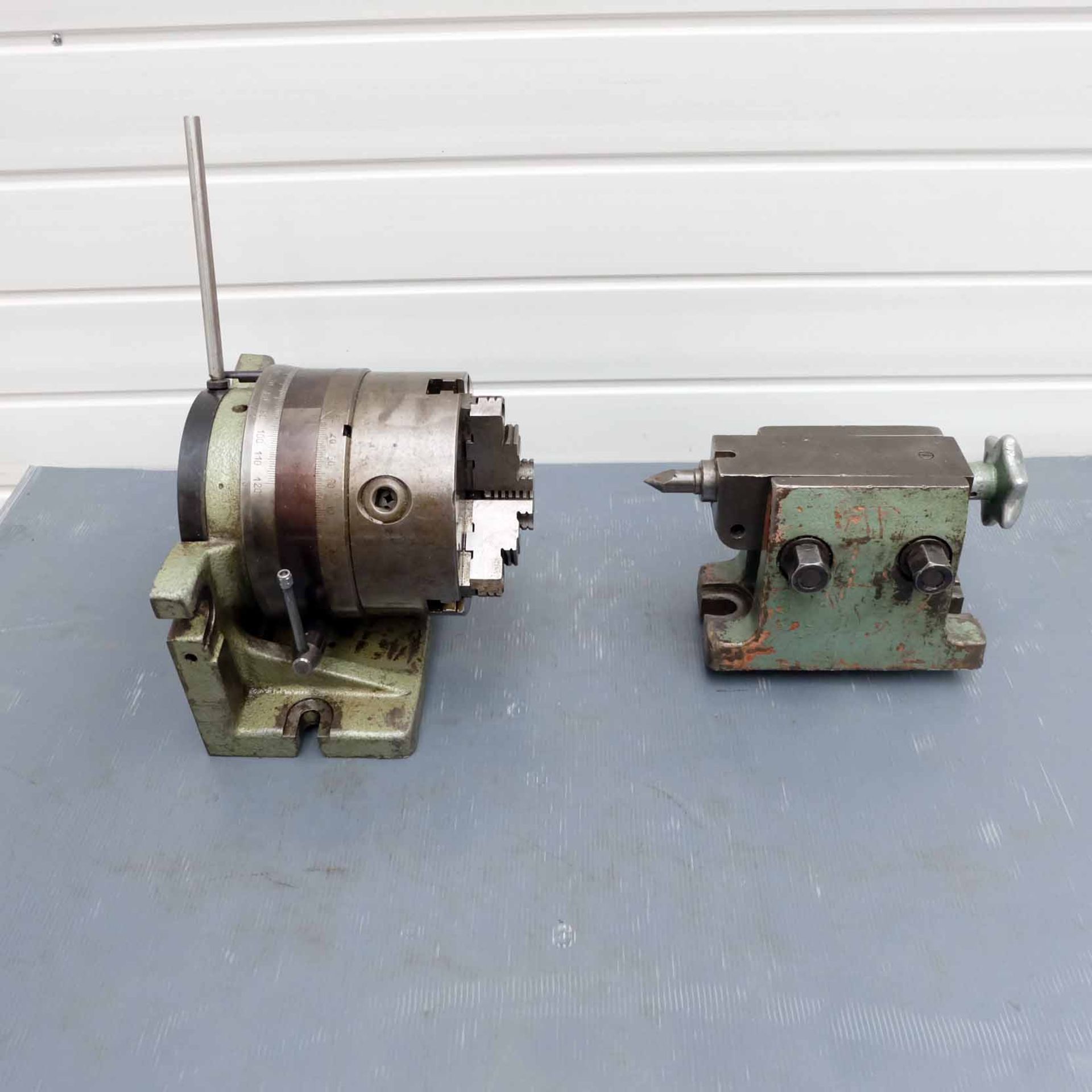 Vertical / Horizontal Indexing Workhead. With 6" 3 Jaw Chuck. Tailstock. - Bild 5 aus 11