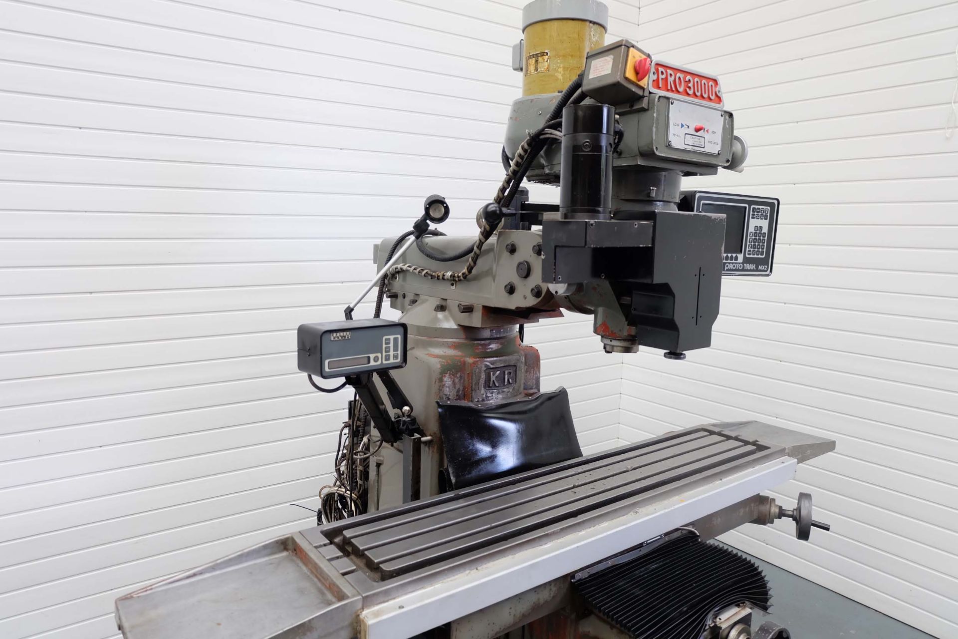 XYZ Pro 3000 SLV Turret Milling Machine With ProTrak MX2 Control. Table Size 58" x 12". Spindle Tap - Image 3 of 13