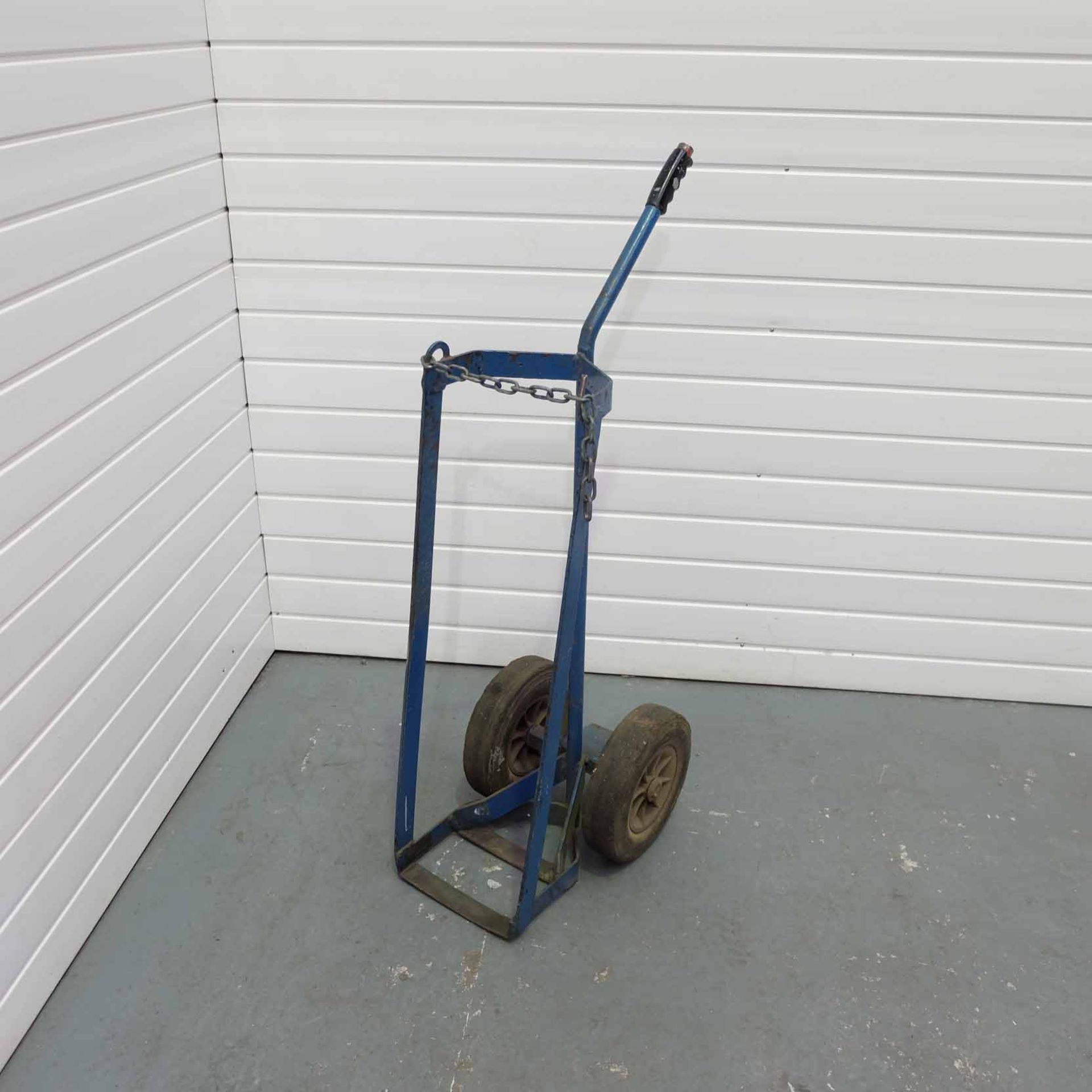 Gas Bottle Trolley to Suit 240mm Diameter Bottle. Trolley Height 900mm.