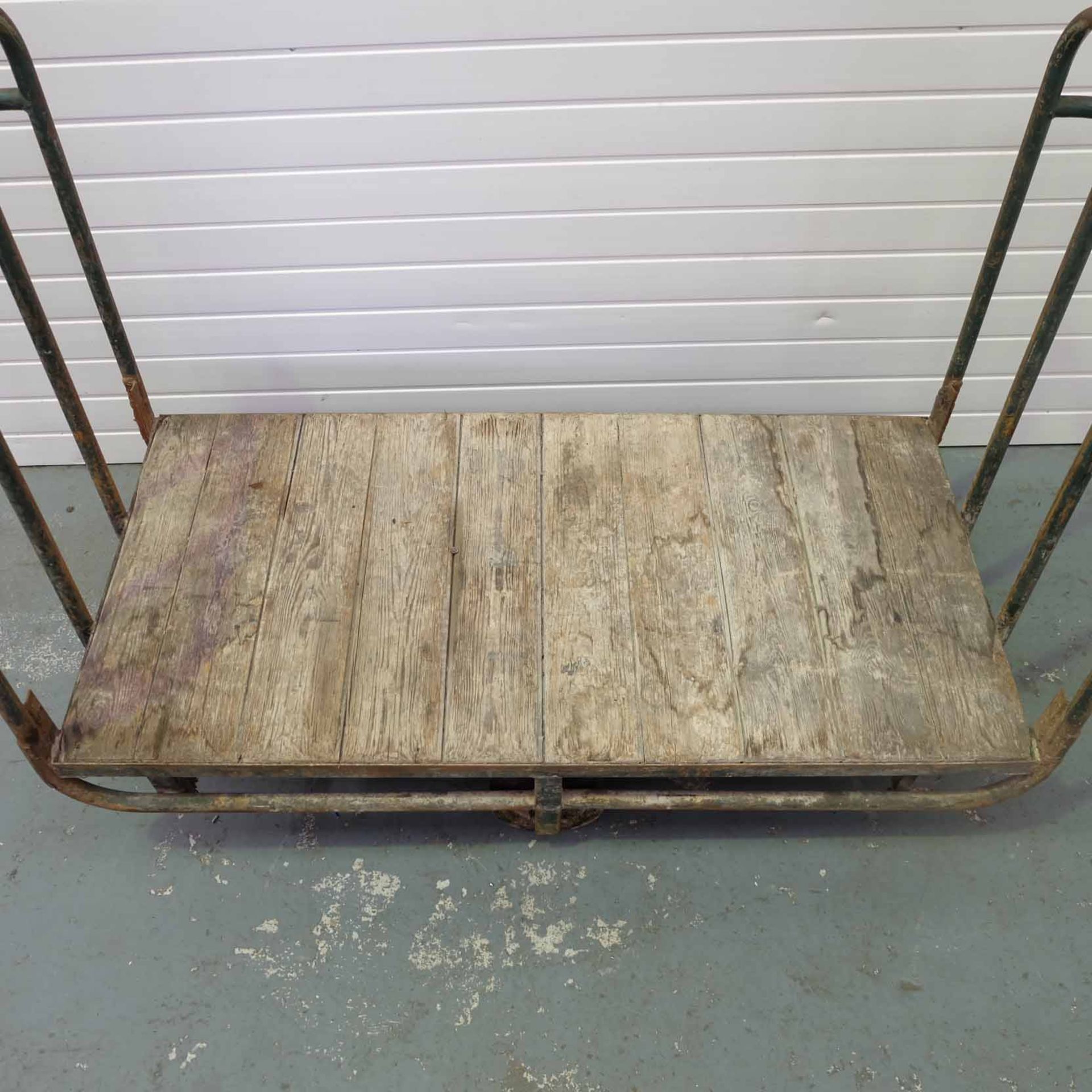Vintage Luggage Trolley. Size 54" x 27" x 41 1/2". - Image 4 of 4