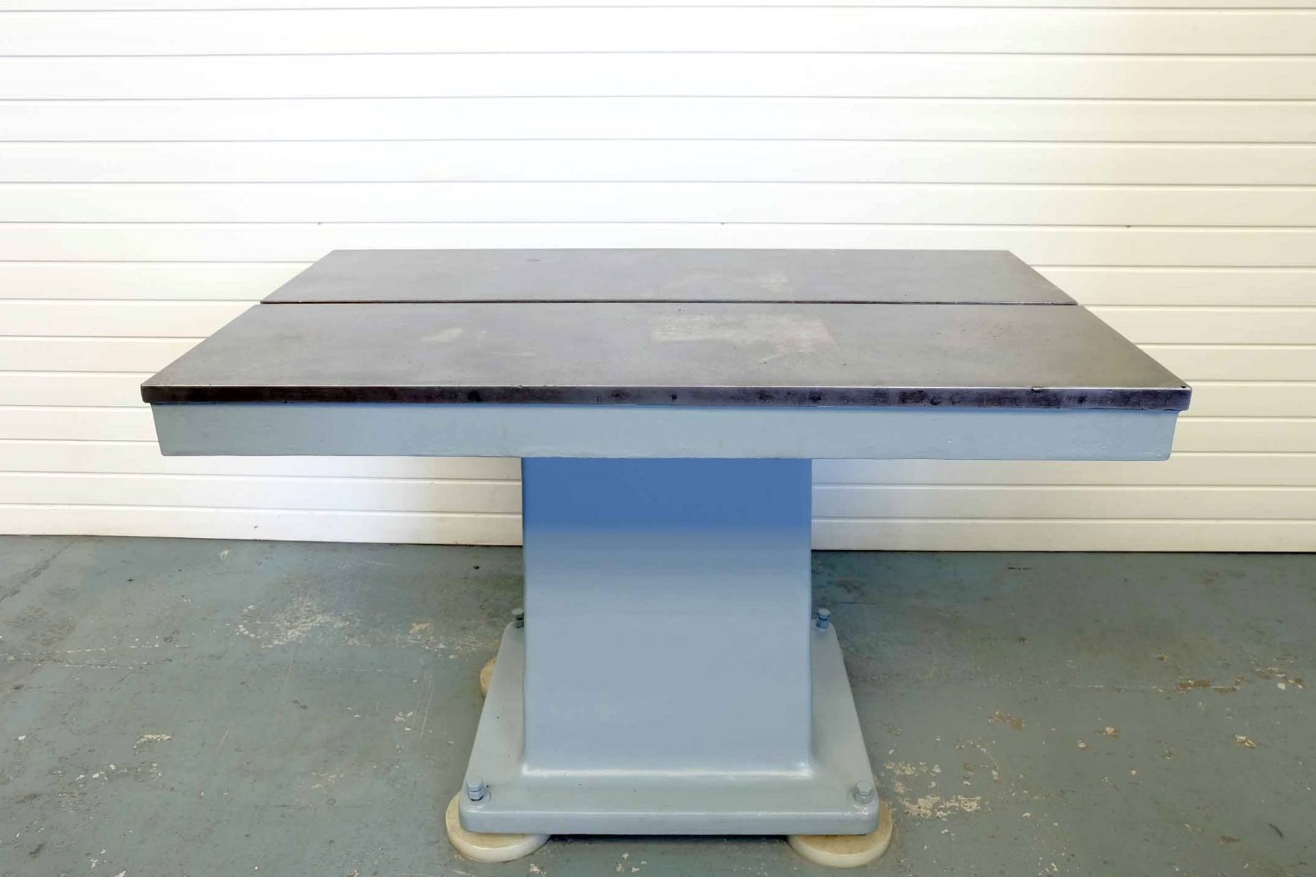 Cast Iron Surface Table With Tee Slot . Size: 54" x 32". Surface Height: 34".