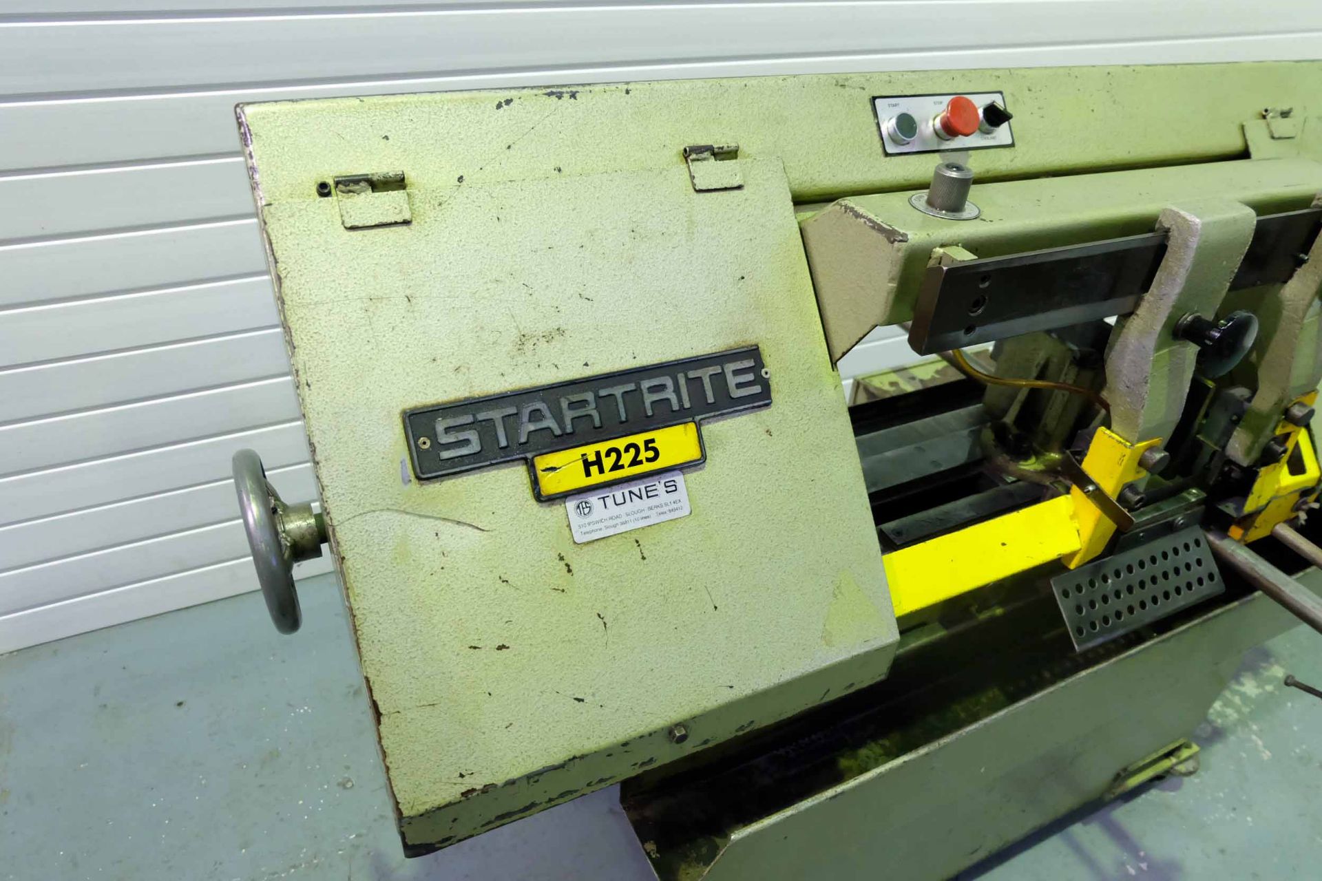 Startrite Model H225W Horizontal Bandsaw. Capacity 255mm Round. 5 x Blade Speeds: 50 - 300fpm. Blade - Image 2 of 8