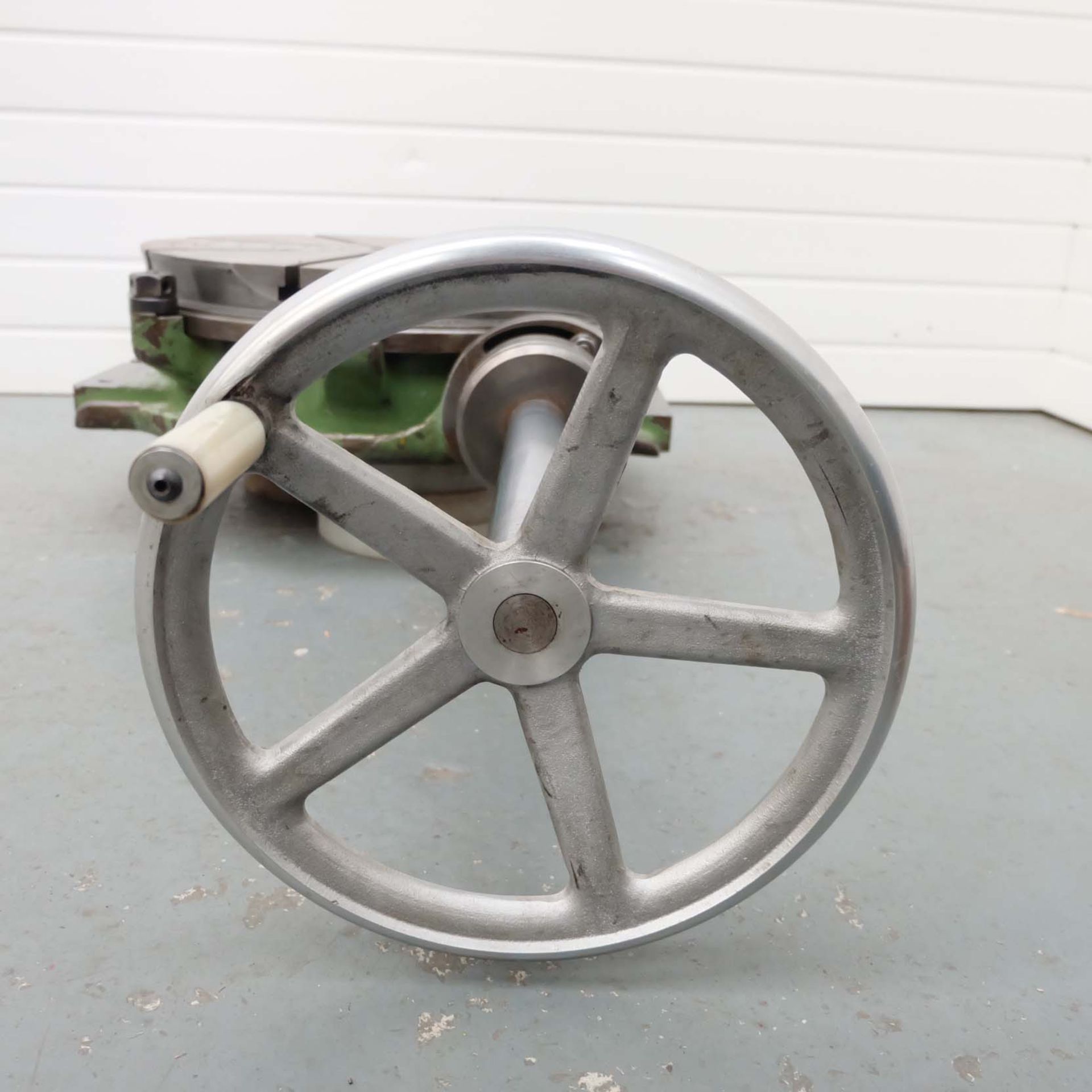 MECA 19 1/2" Rotary Table. With Extended Handwheel 14". Tee Slotted. - Image 7 of 7