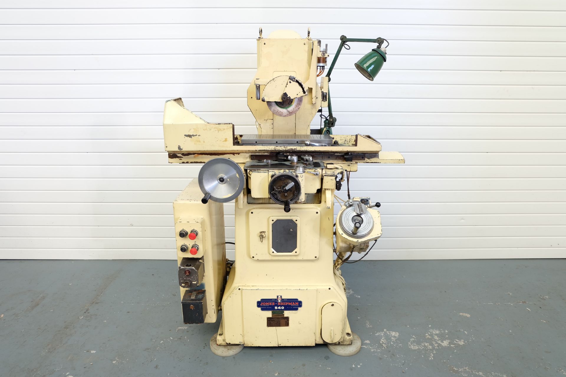 Jones & Shipman 540AP Surface Grinder. Capacity 18" x 6". Auto & Incremental Downfeed.