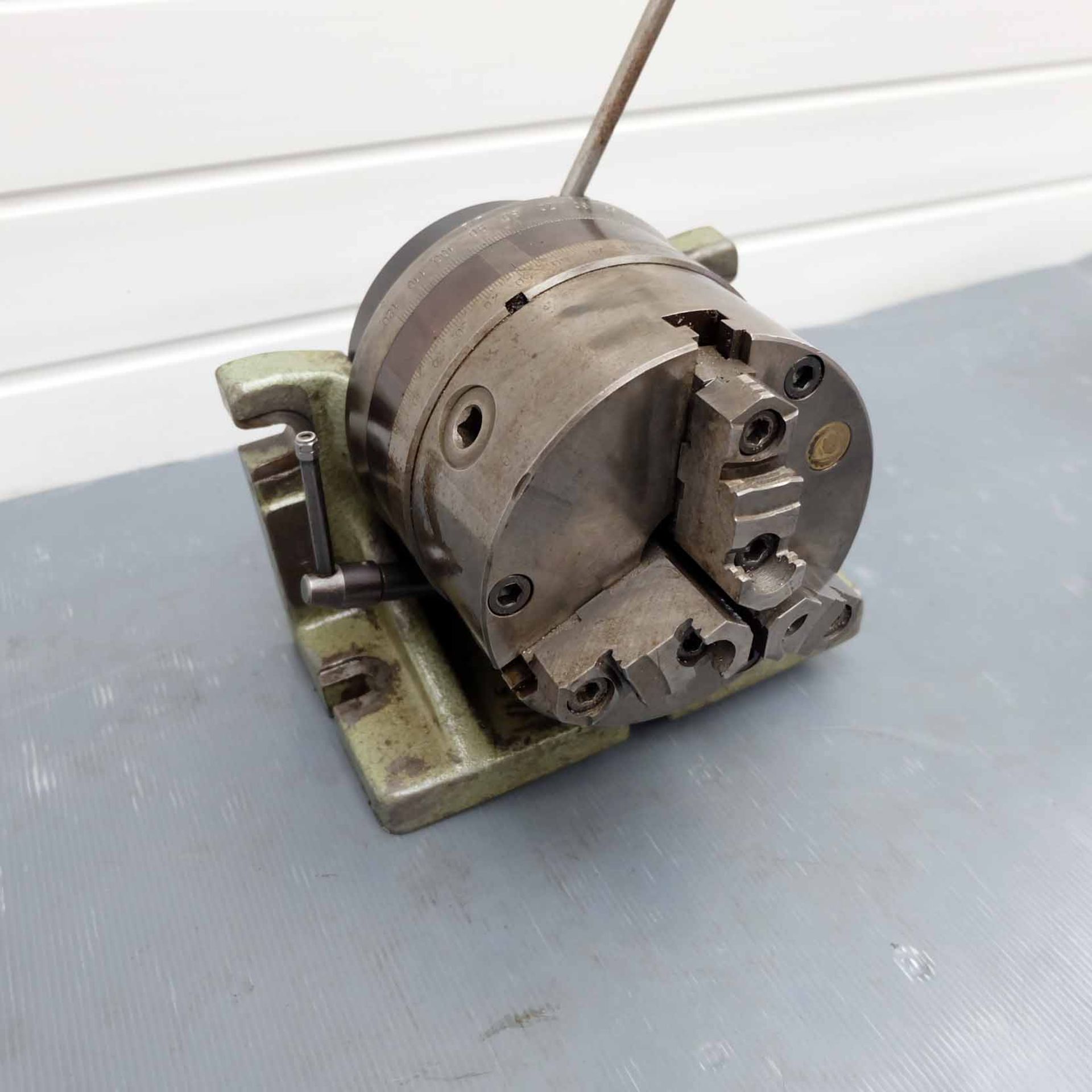 Vertical / Horizontal Indexing Workhead. With 6" 3 Jaw Chuck. Tailstock. - Bild 3 aus 11