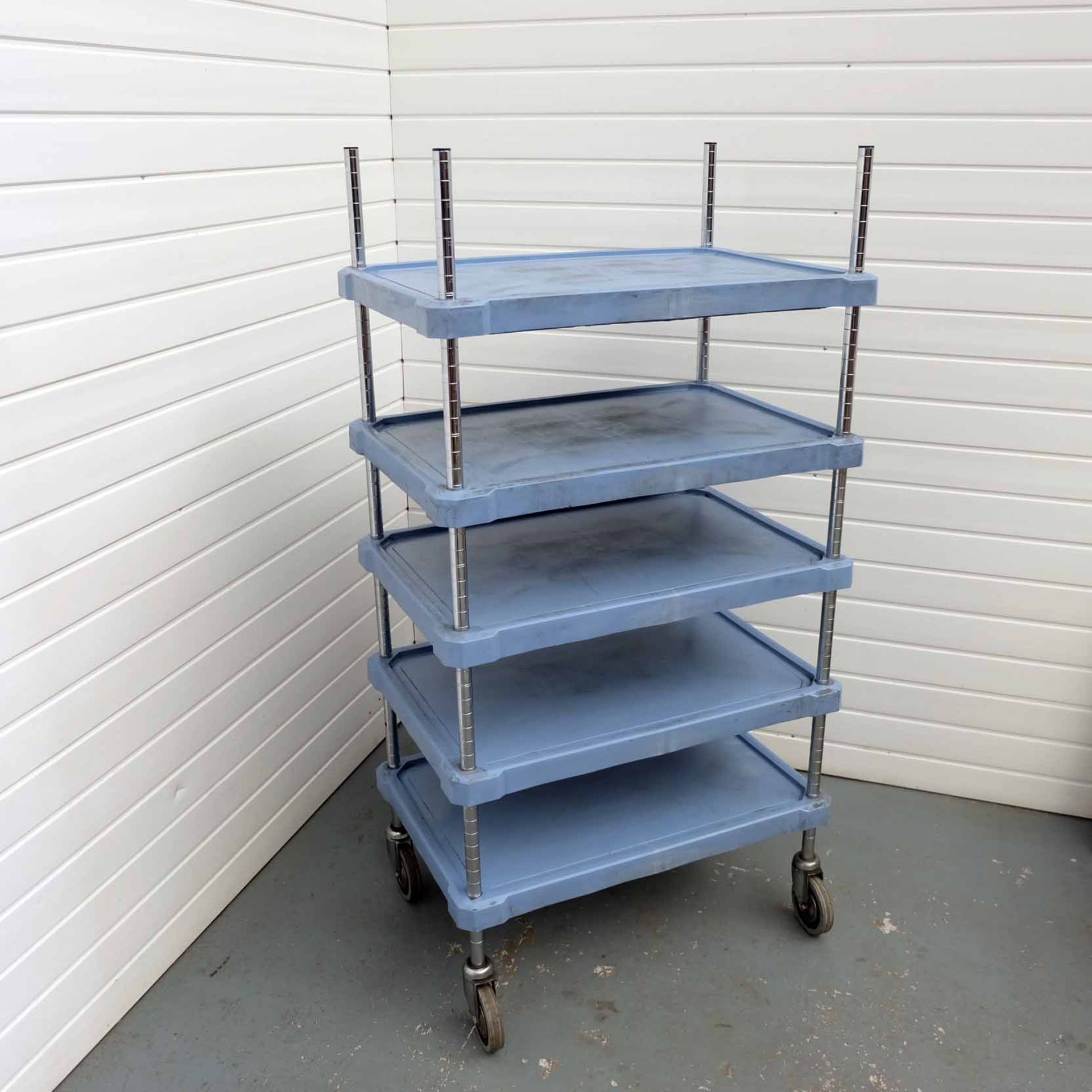 Parts Trolley With 5 Shelves. Size 795mm x 540mm x 1525mm High. - Image 3 of 5