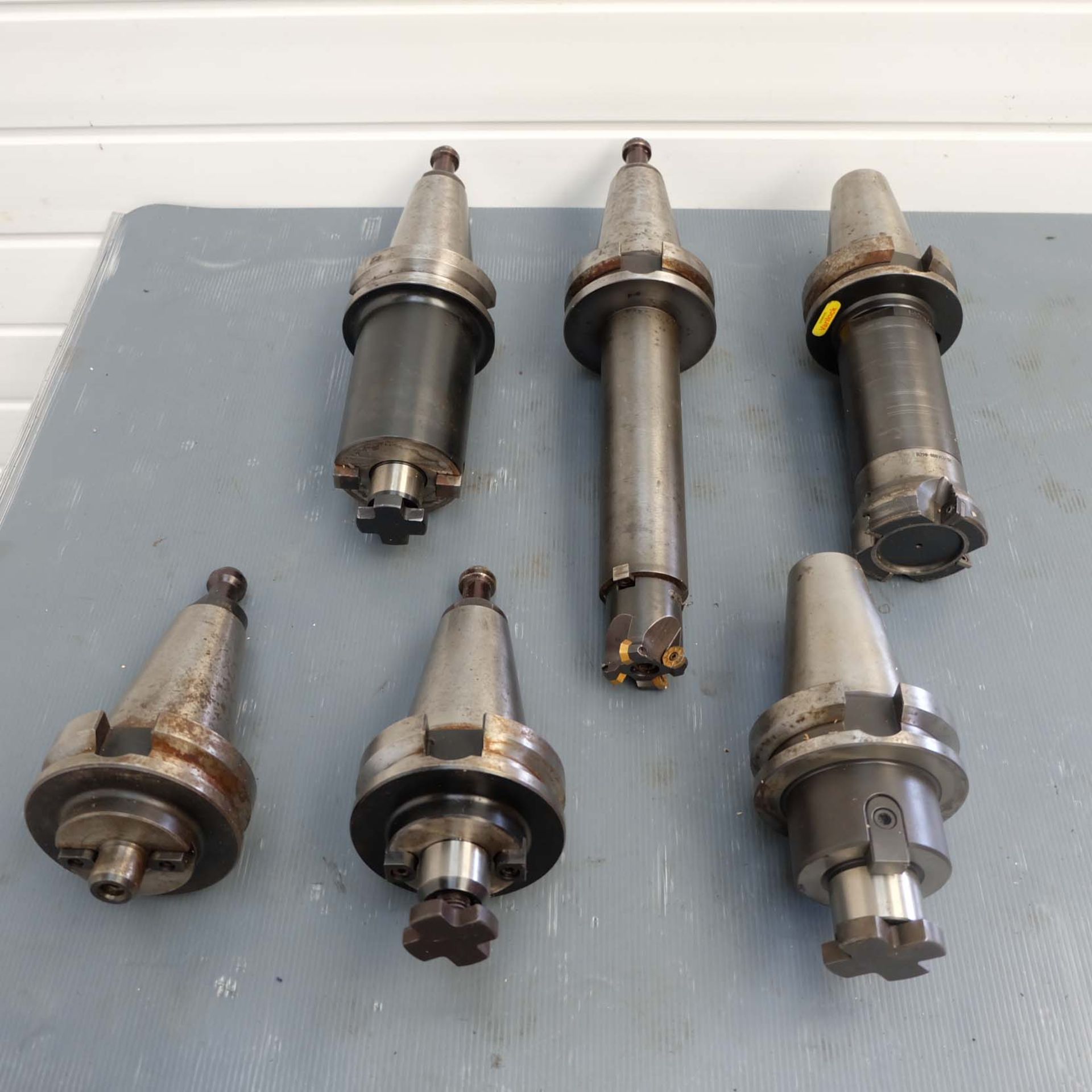 6 x BT50 Spindle Tools. Tipped for Milling Cutter Holders. - Bild 2 aus 9