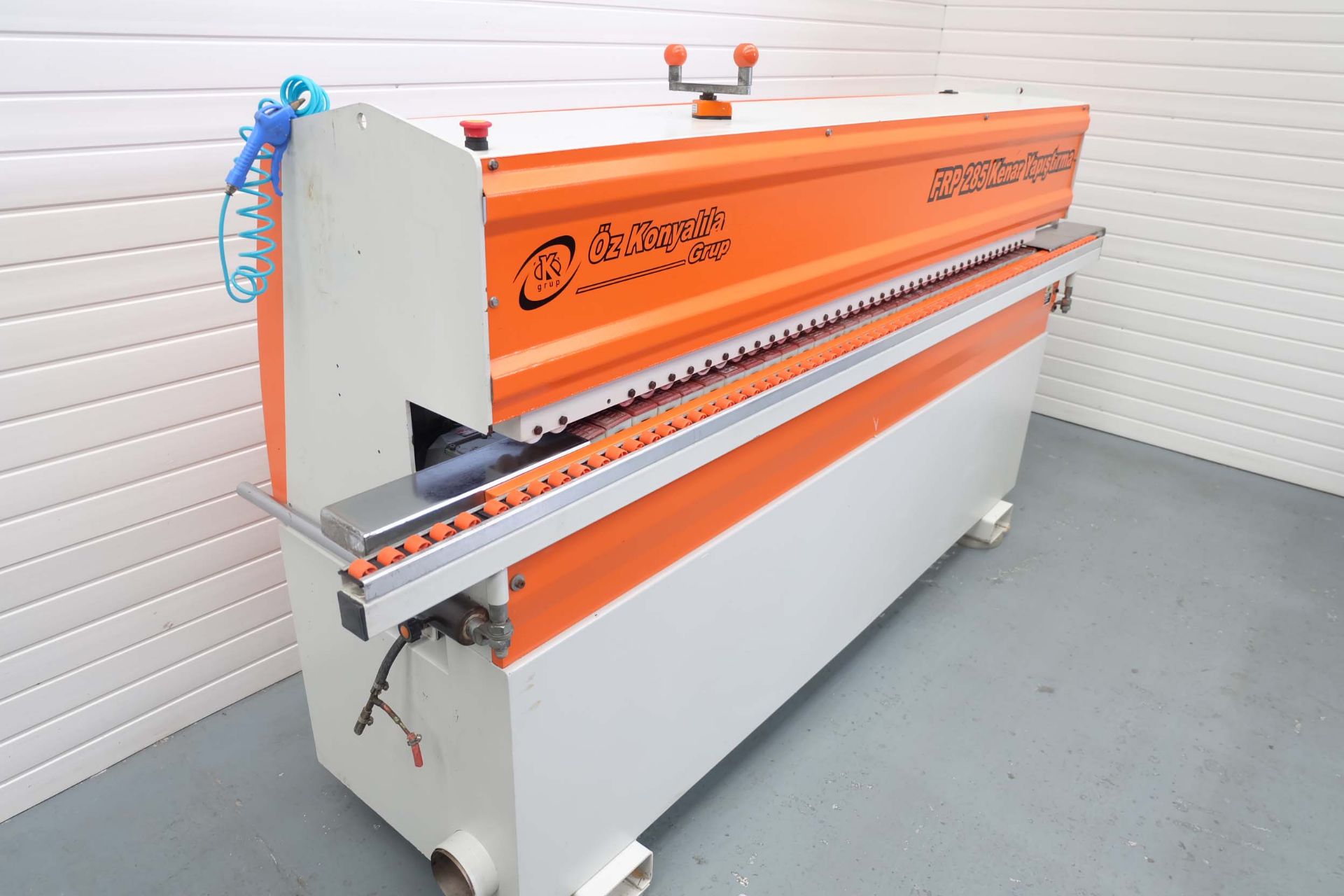 FRP 285 Kenar Yapistirma Edge banding Machine. Feed Speed 14m/min. Edge Max Thickness 3mm. Glue Heat - Image 5 of 16