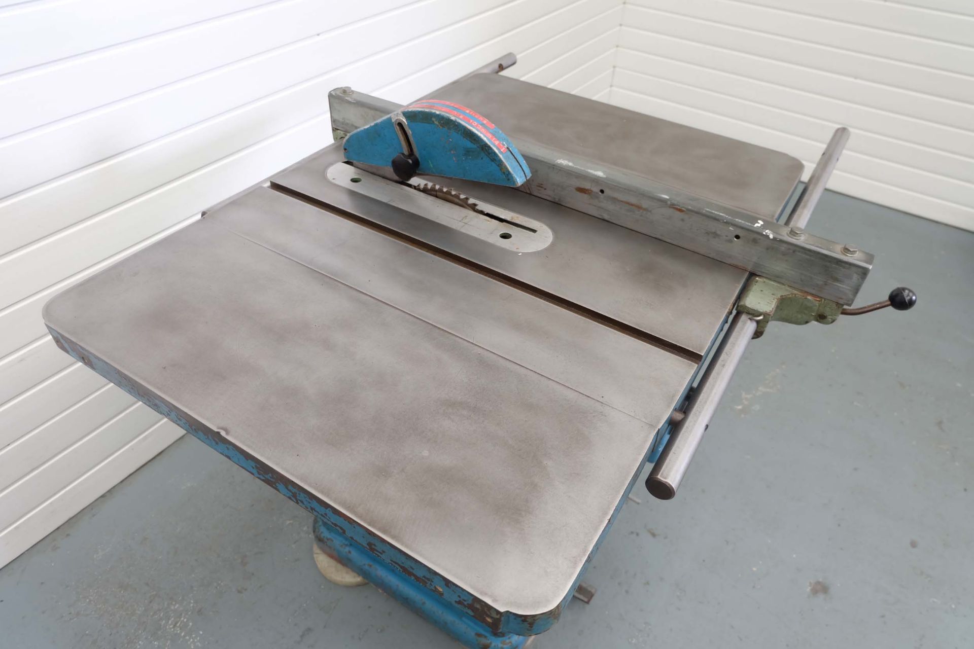 Wadkin Bursgreen AGS 10" Tiliting Arbor Table Saw. Blade Capacity 10" or 12" Max. Max Depth of Cut w - Bild 7 aus 9