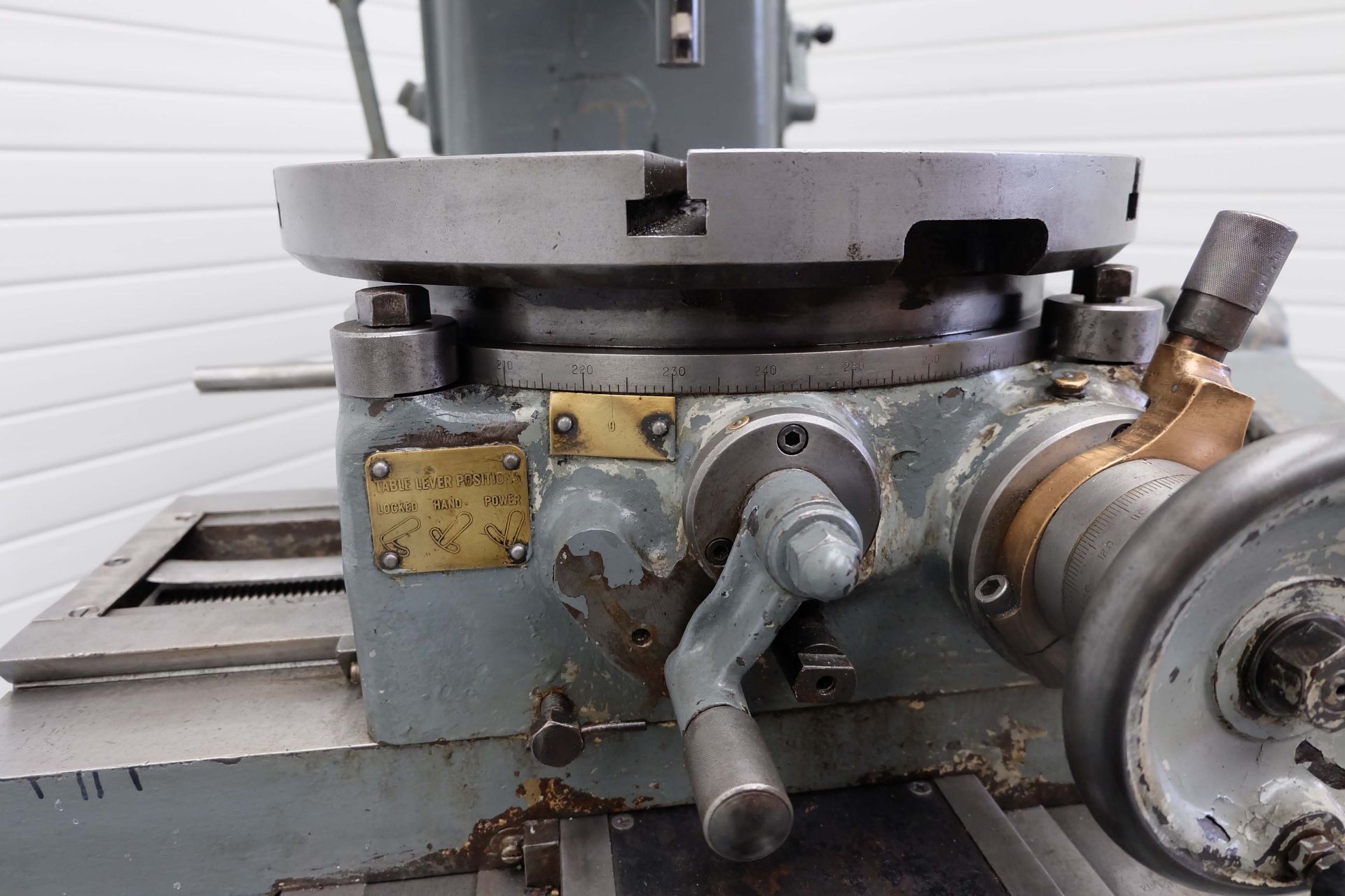 Burdett VS Type 6" Slotting Machine. Table Diameter: 18". Adjustable Stroke: 6". Throat Depth: 20". - Image 8 of 13