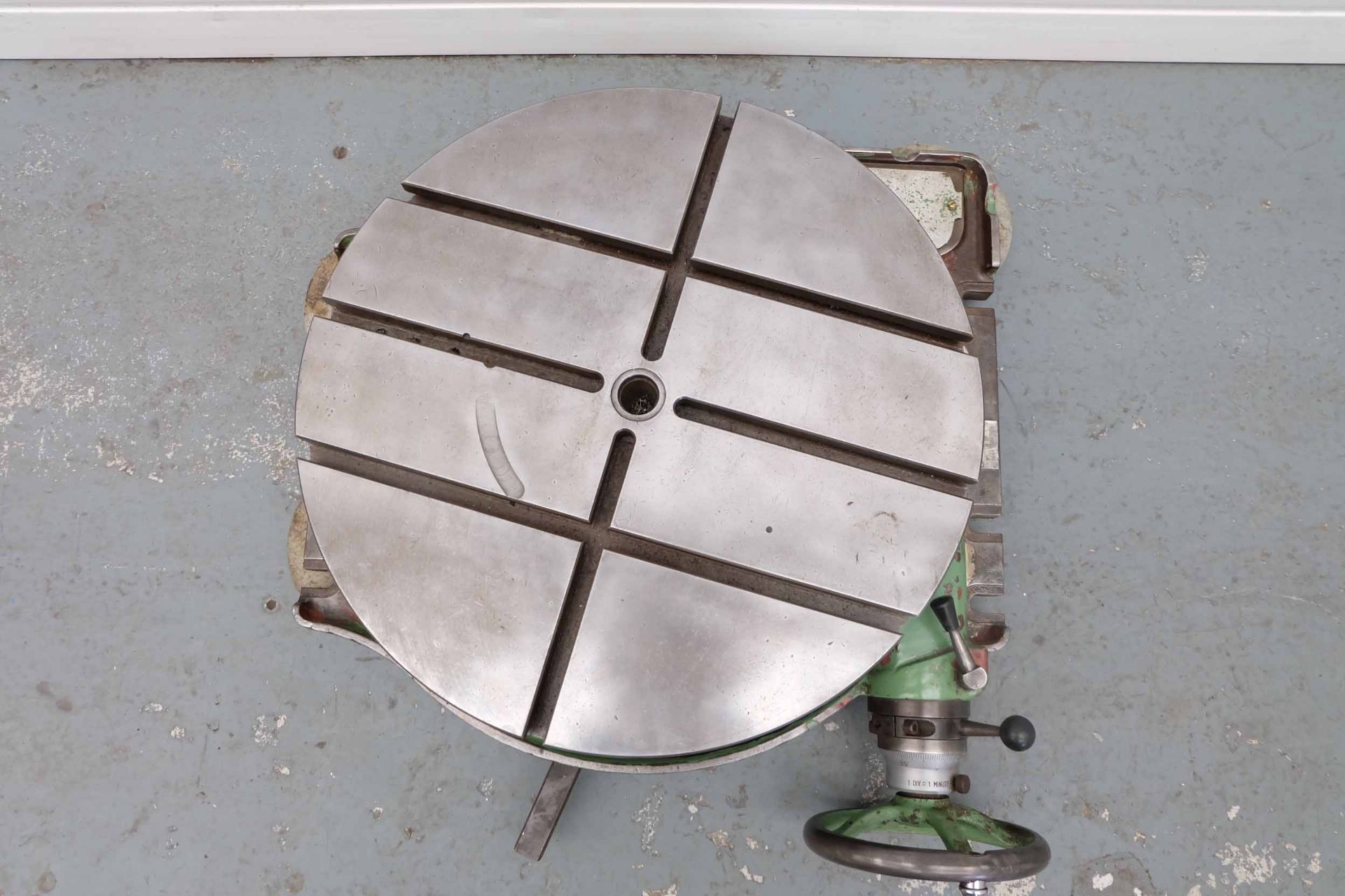 Huron Type 16.084 Rotary Table. Table Diameter 600mm. Table Height 180mm. - Bild 5 aus 9