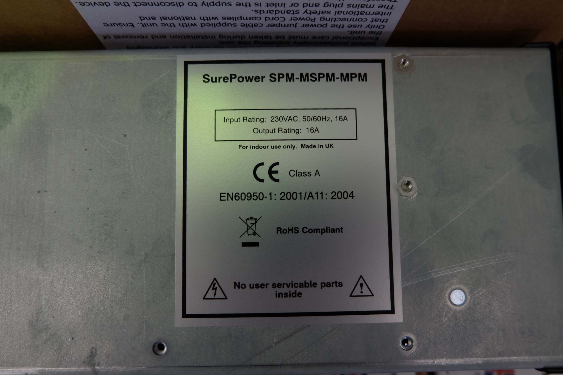 8 x Sure Power -MSPM - 16 Power Packs With 16 Amp Circuit Breaker - Image 5 of 5